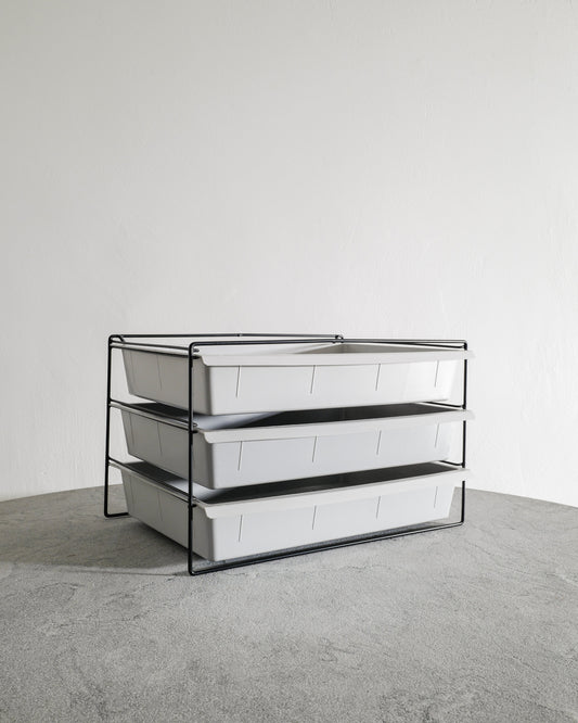 CHARLOTTE PERRIAND FILE RACK, 1950s