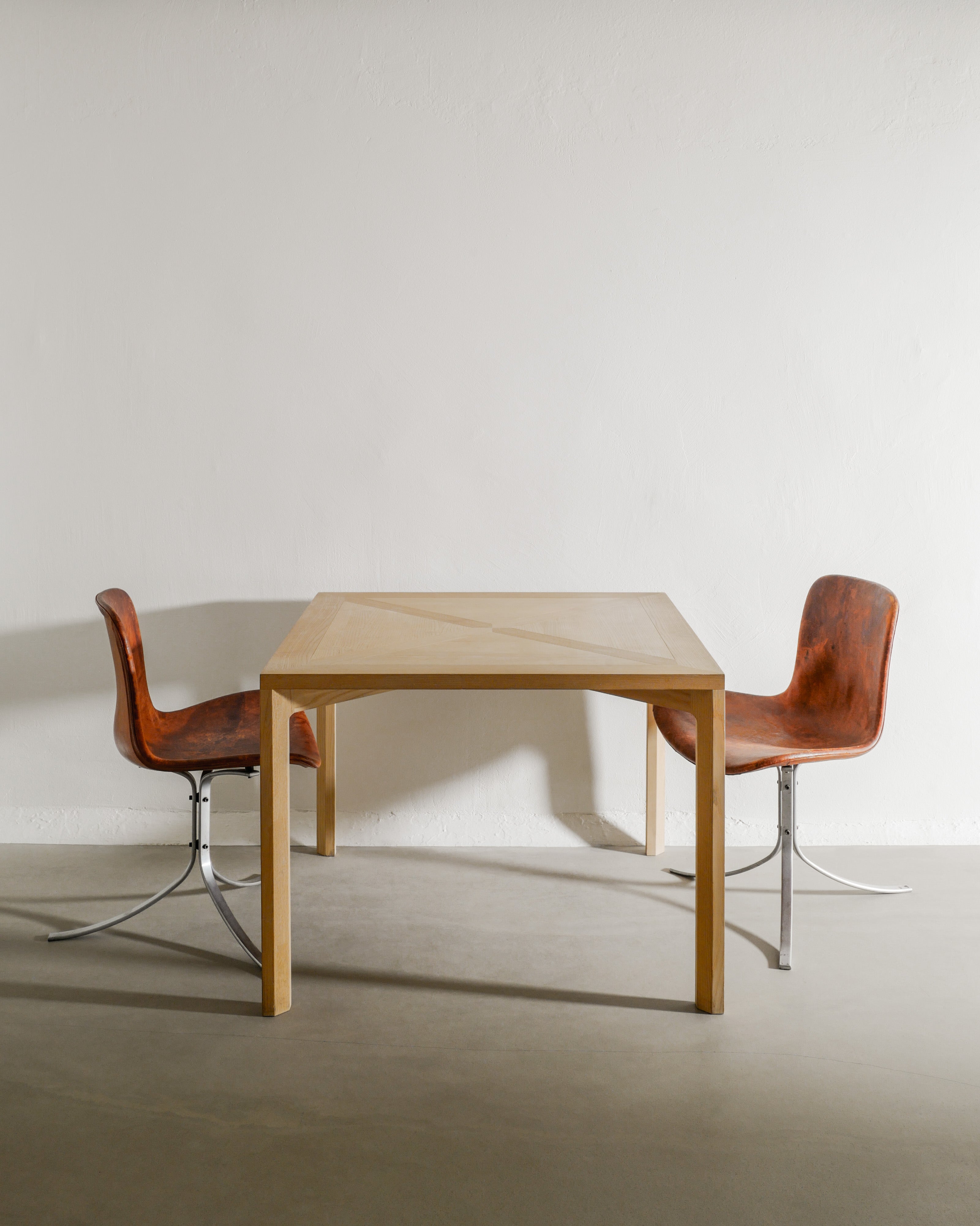 POUL KJÆRHOLM SQUARED TABLE IN ASH