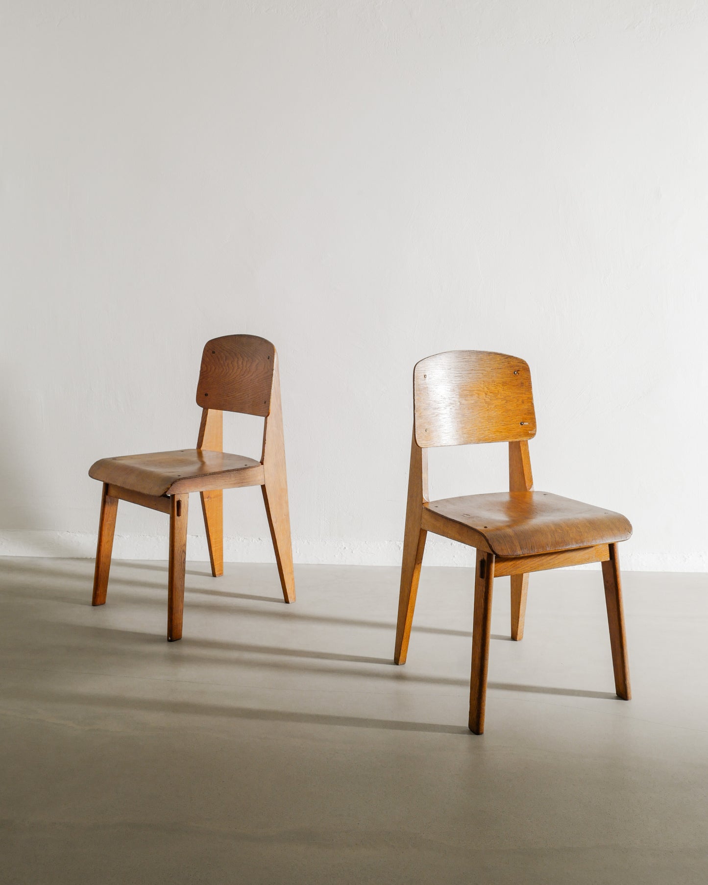 JEAN PROUVÈ "TOUT BOIS" CHAIRS, 1941