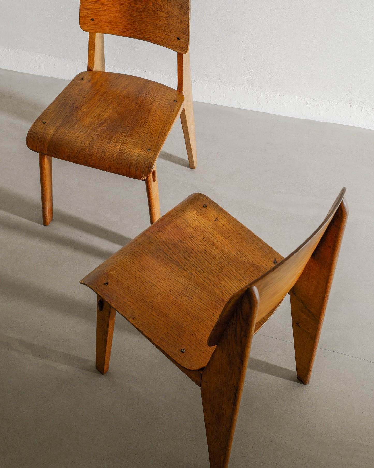 JEAN PROUVÈ "TOUT BOIS" CHAIRS, 1941