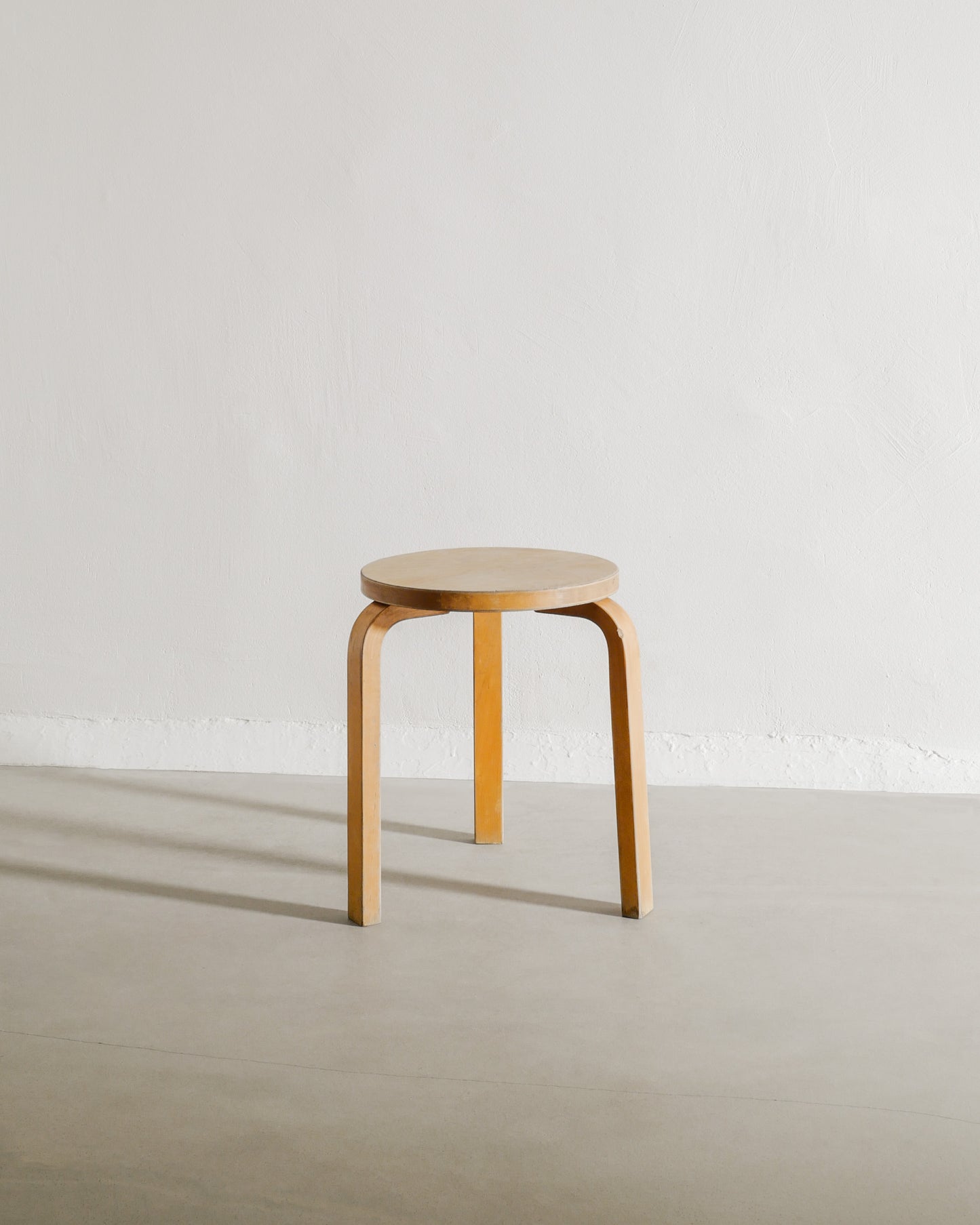 ALVAR AALTO "STOOL 60" TRIPOD STOOL, 1940s