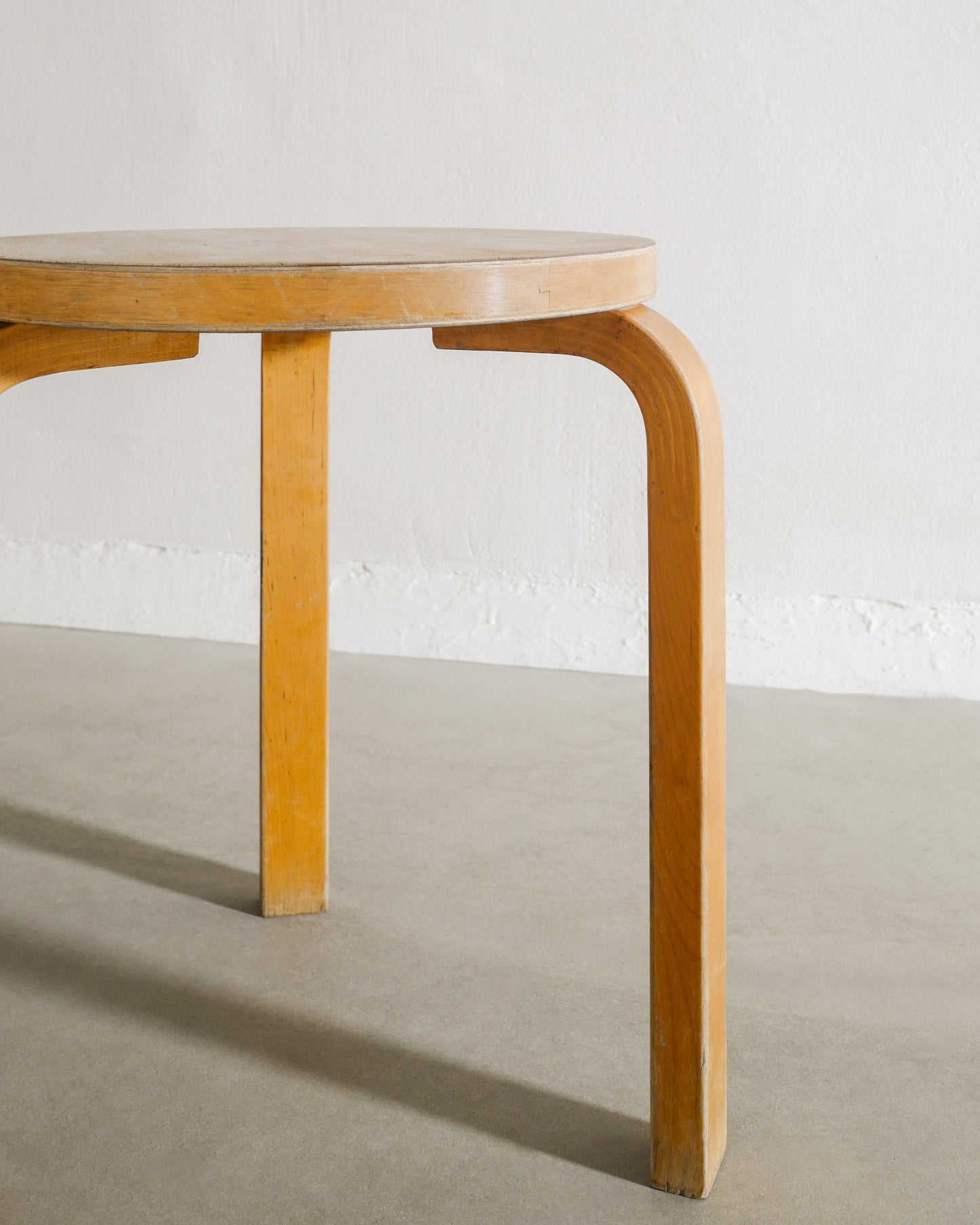 ALVAR AALTO "STOOL 60" TRIPOD STOOL, 1940s