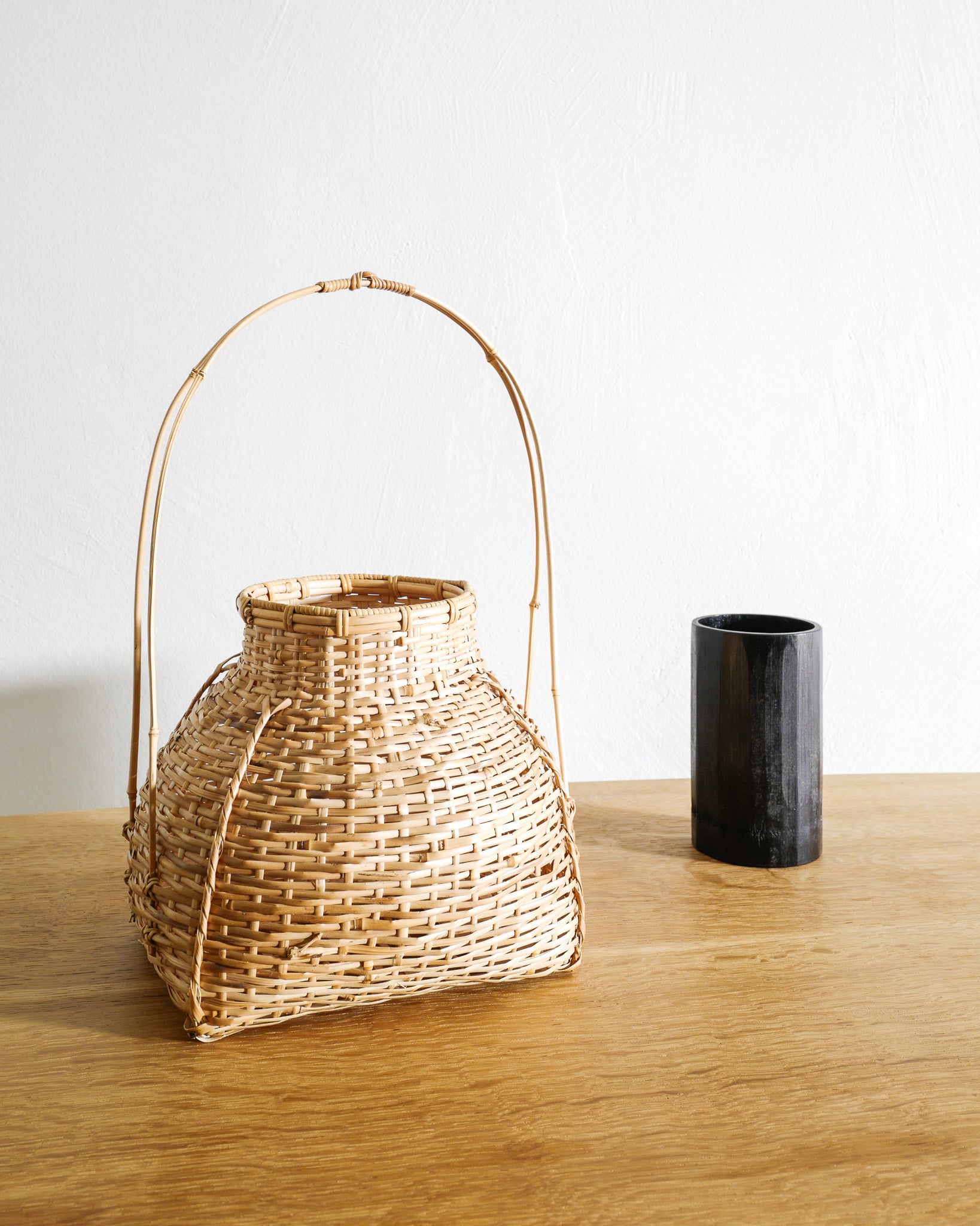 JAPANESE IKEBANA FLOWER BASKET, 1960s