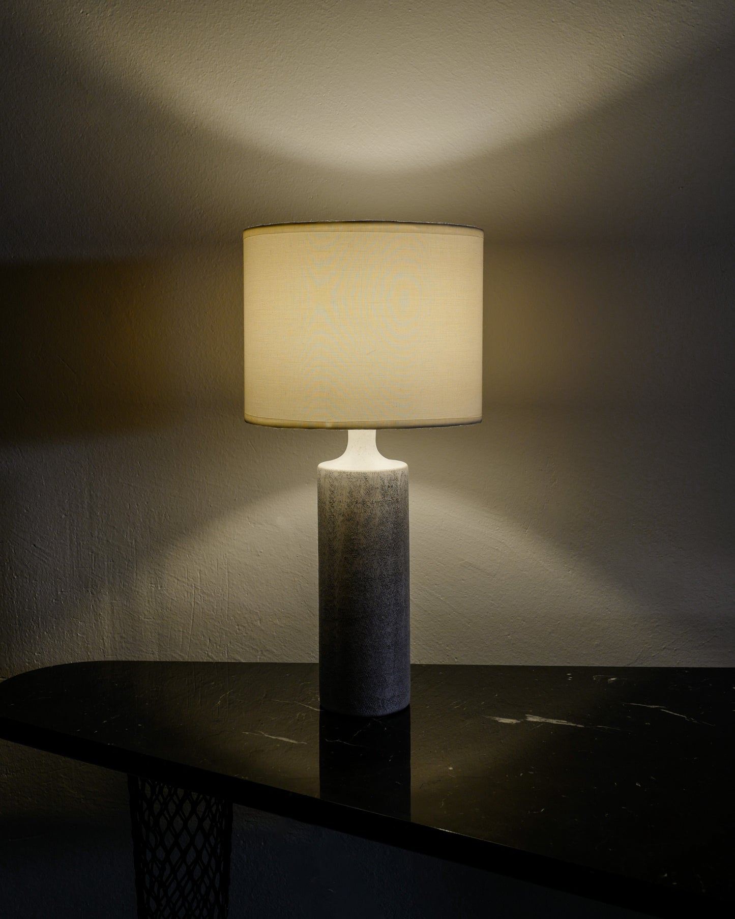 GEORGES JOUVE CERAMIC LAMP, 1950s