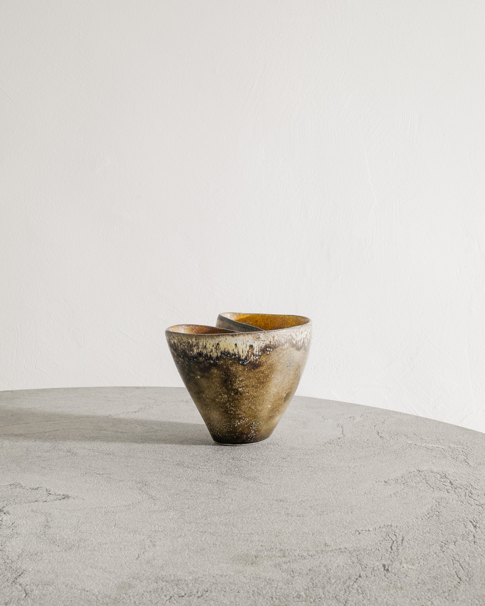 HANS HEDBERG FREE FORM VASE, 1950s