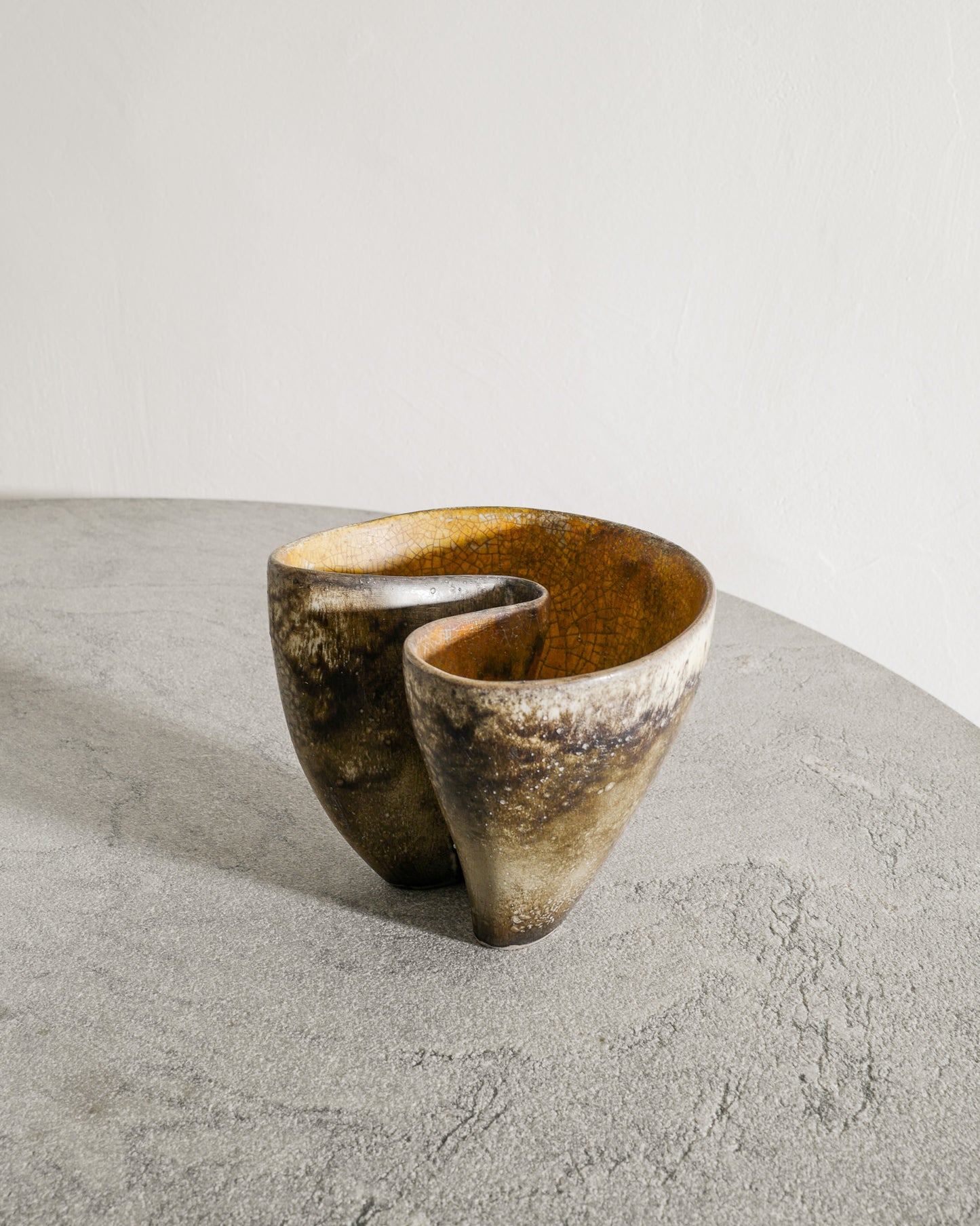 HANS HEDBERG FREE FORM VASE, 1950s