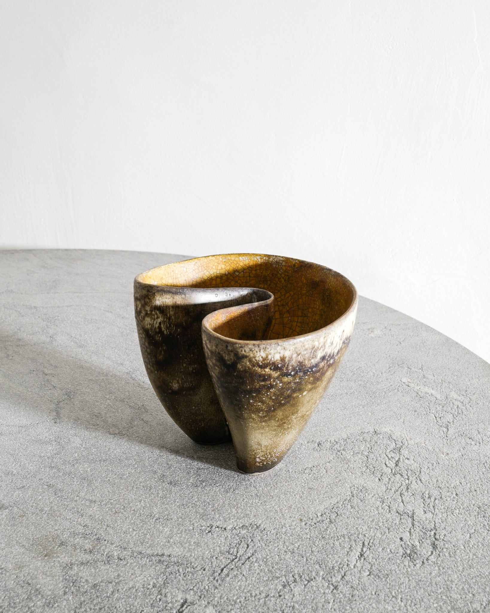 HANS HEDBERG FREE FORM VASE, 1950s
