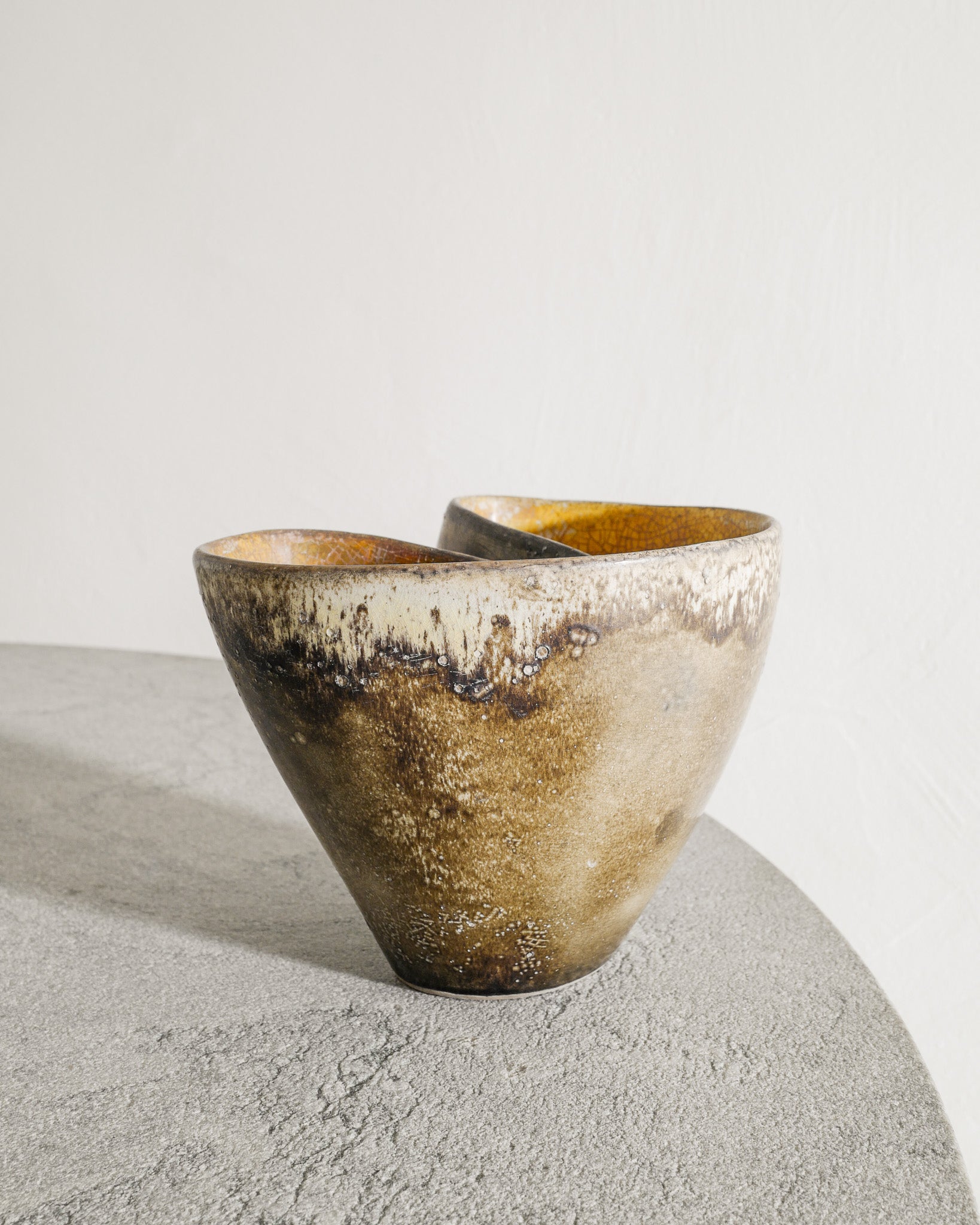 HANS HEDBERG FREE FORM VASE, 1950s