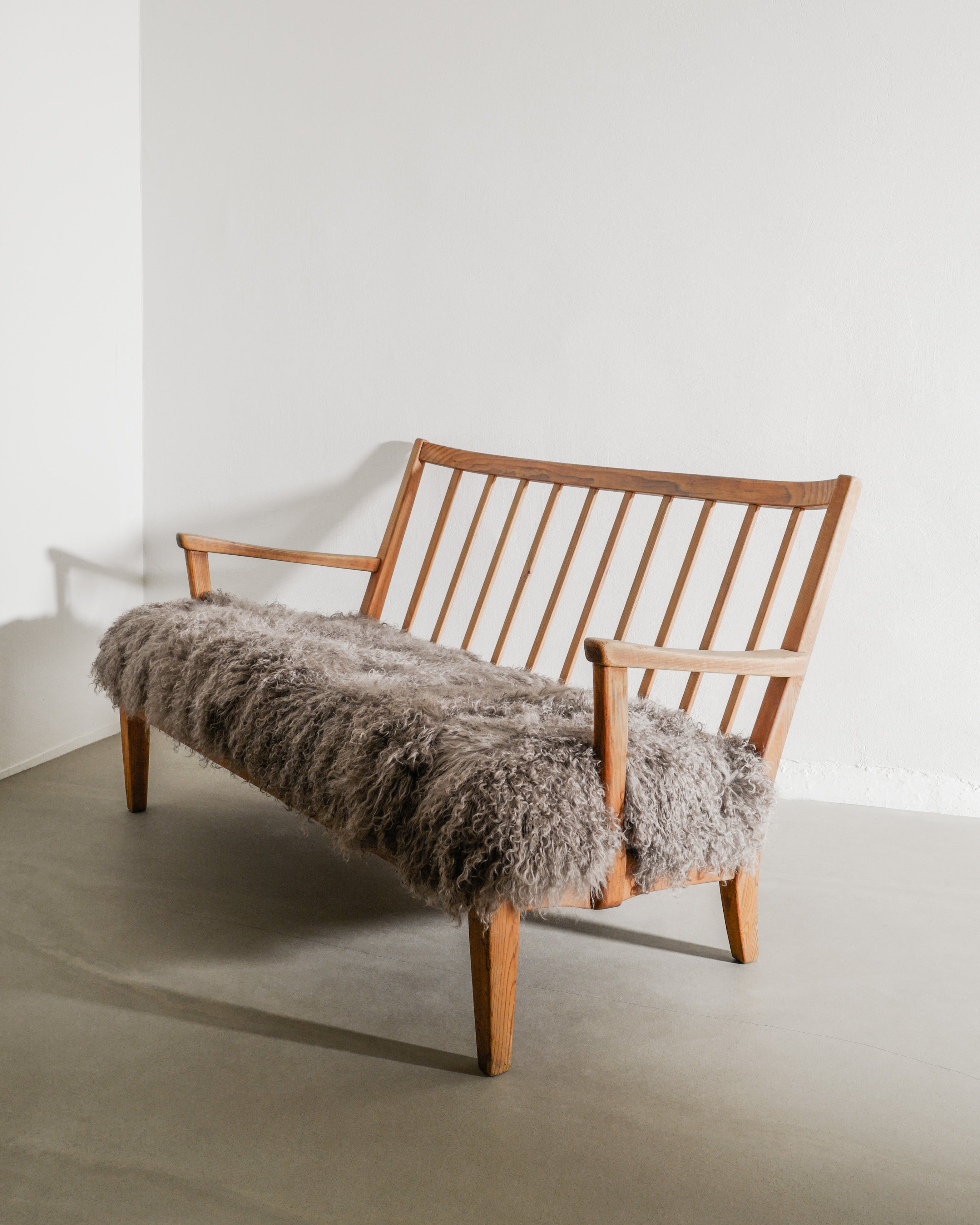 CARL MALMSTEN PINE SOFA, 1940s