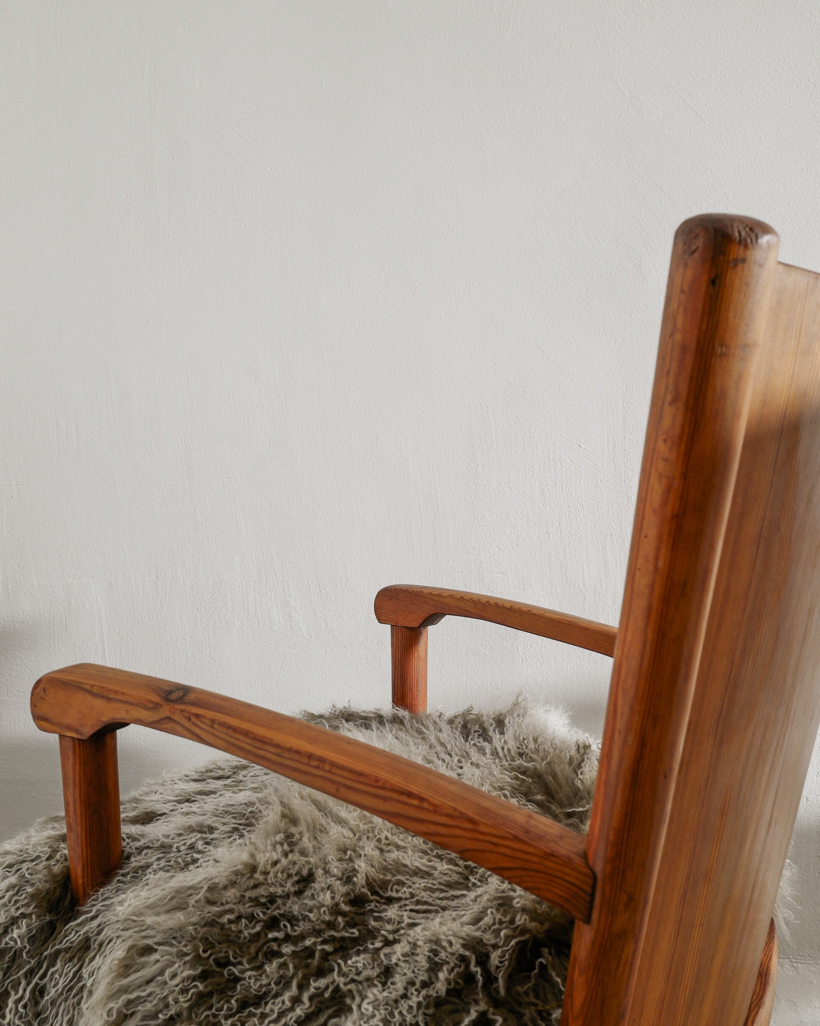 SWEDISH ARMCHAIRS IN PINE, 1940s