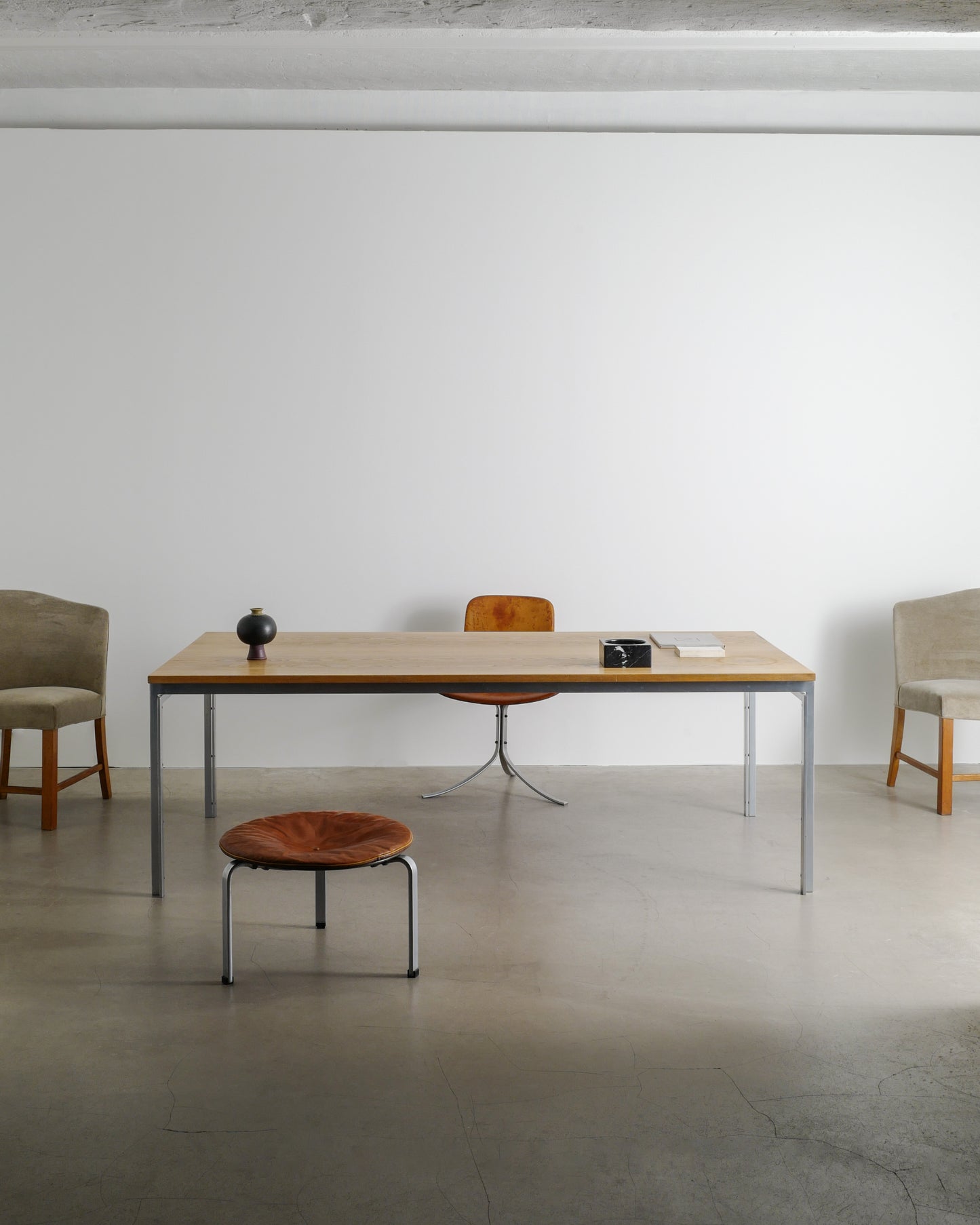 POUL KJÆRHOLM "PK51" WORKING TABLE, 1960s