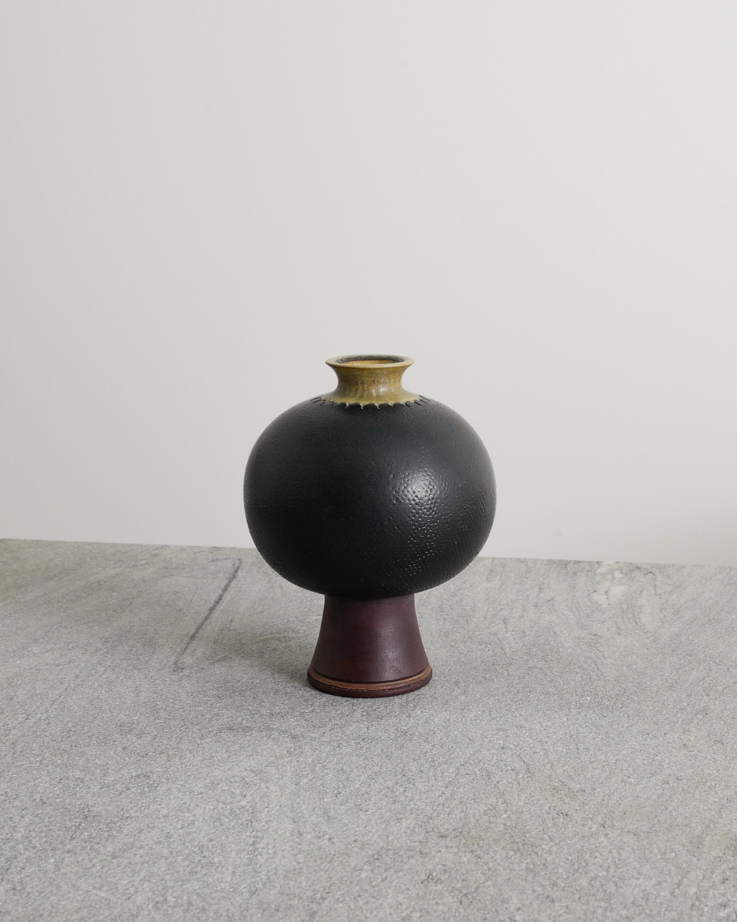 WILHELM KÅGE "FARSTA" STONEWARE VASE, 1950s