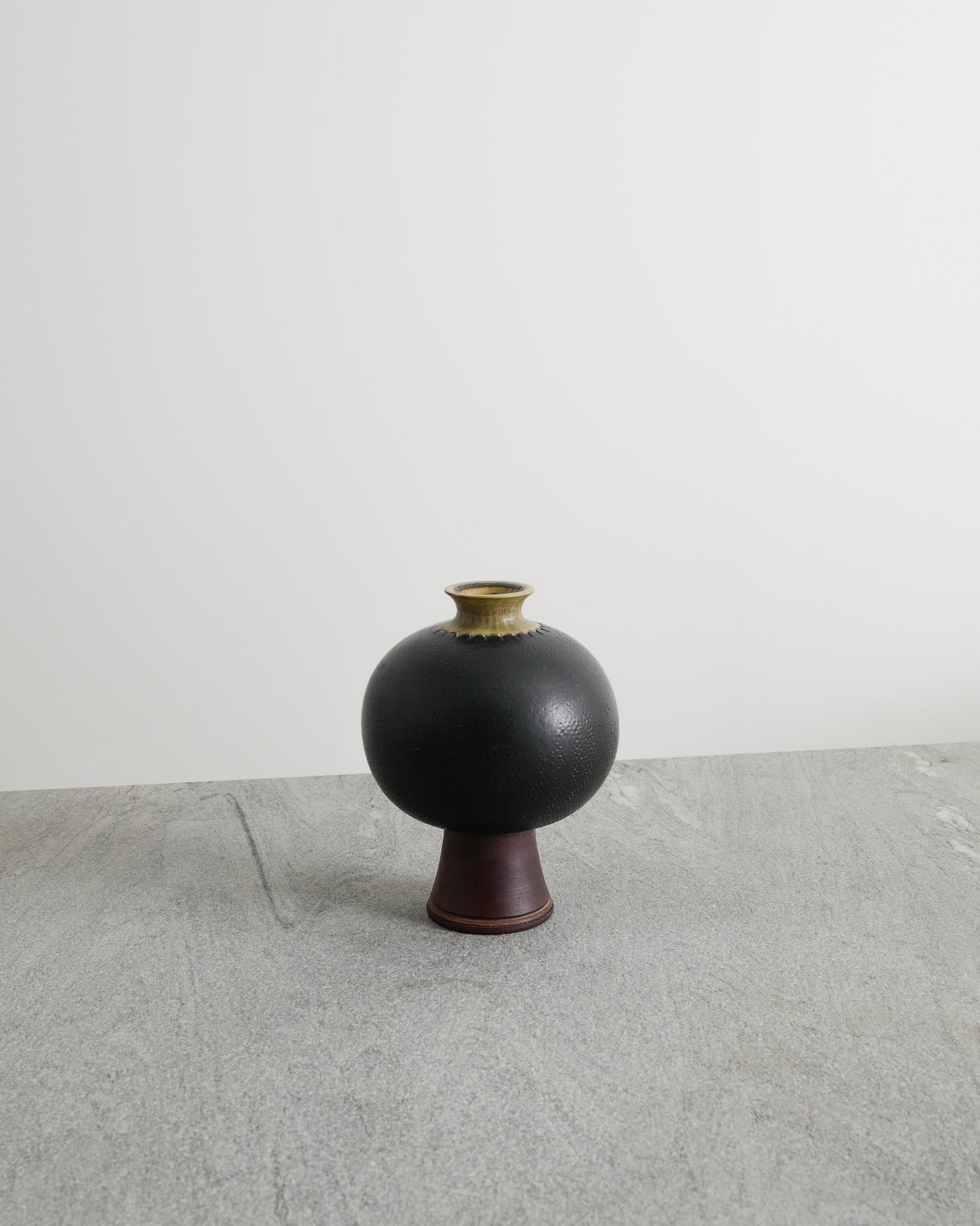 WILHELM KÅGE "FARSTA" STONEWARE VASE, 1950s