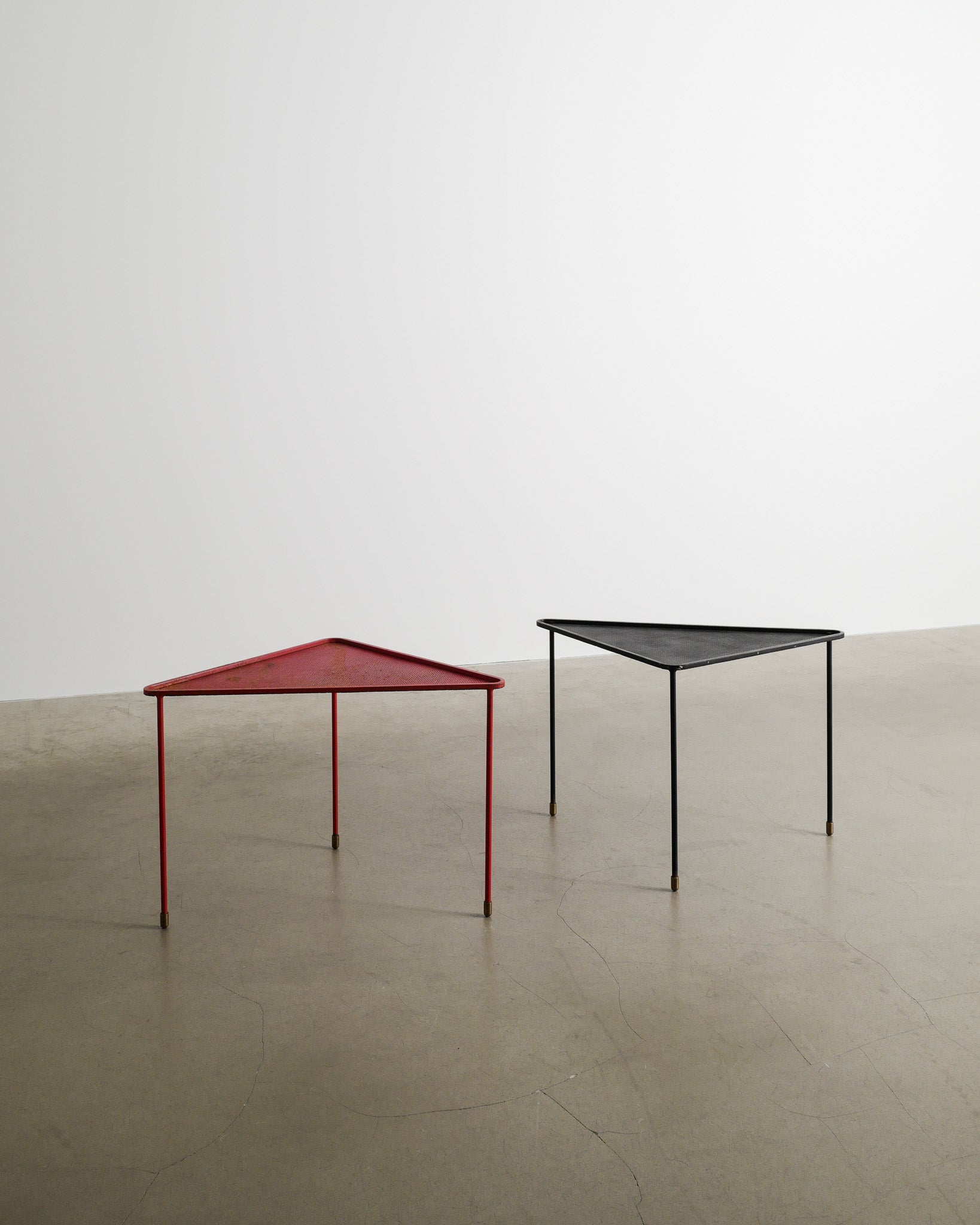 MATHIEU MATÉGOT TRIANGLE TABLES, 1950s