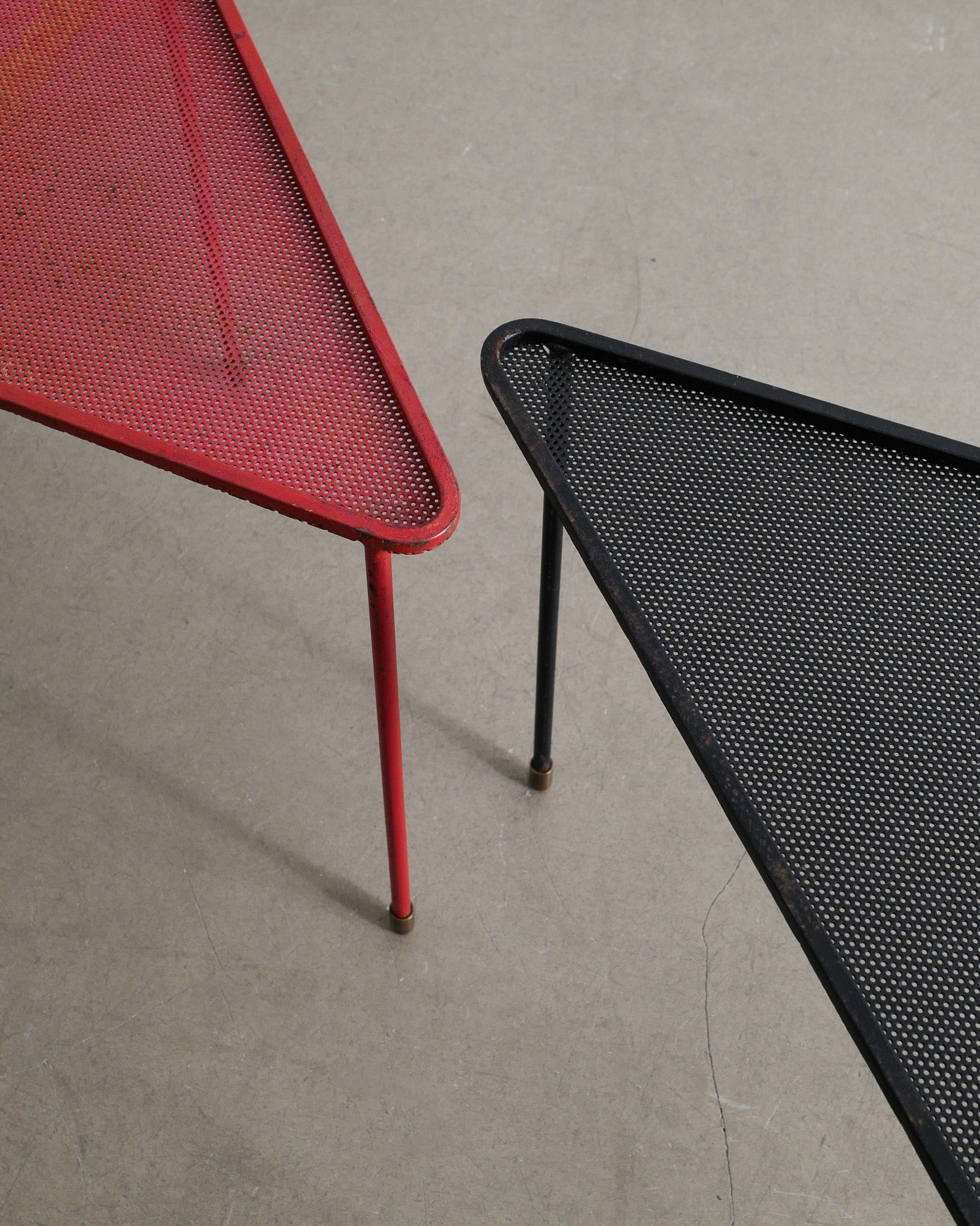 MATHIEU MATÉGOT TRIANGLE TABLES, 1950s
