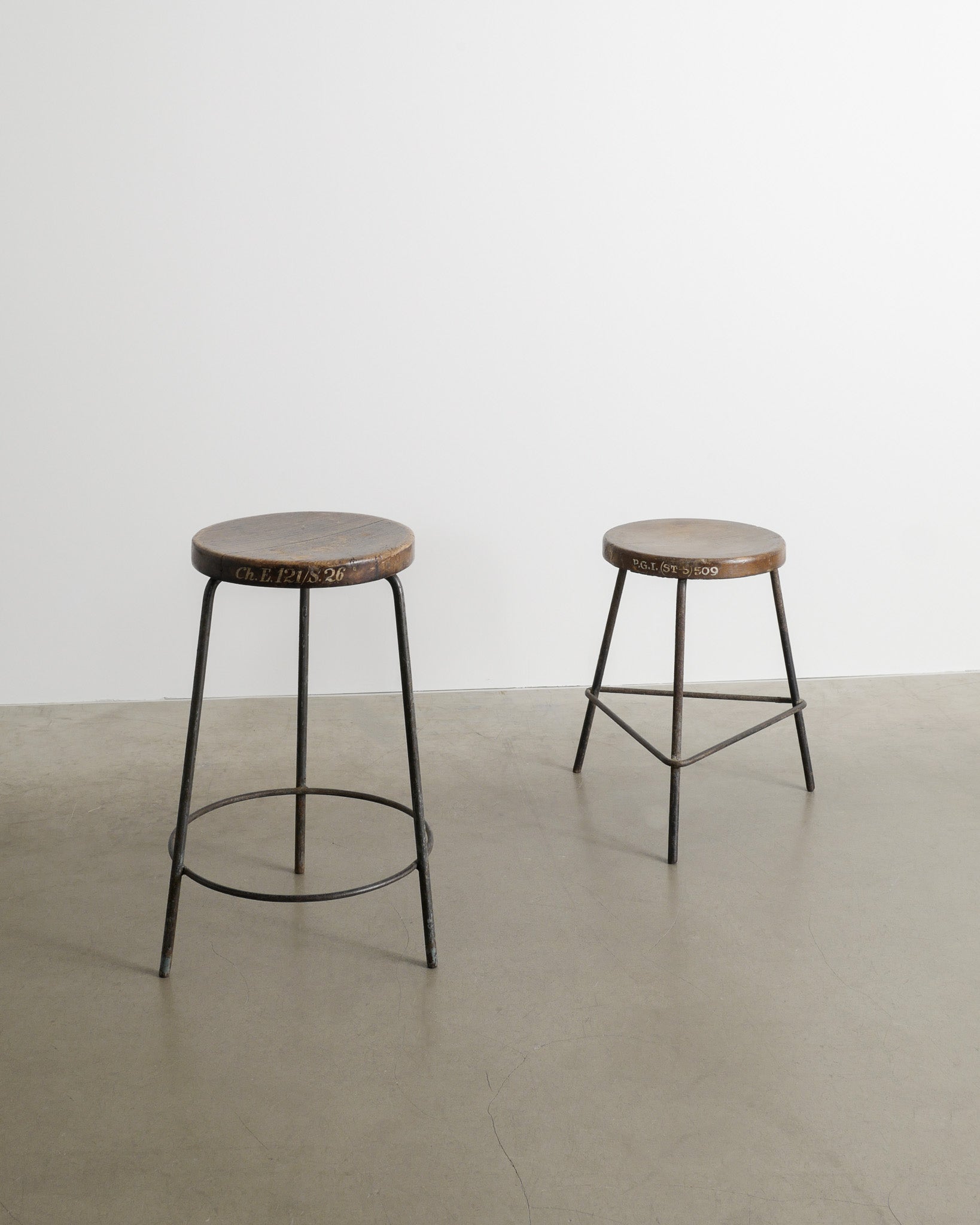 PIERRE JEANNERET HIGH STOOL, 1950s