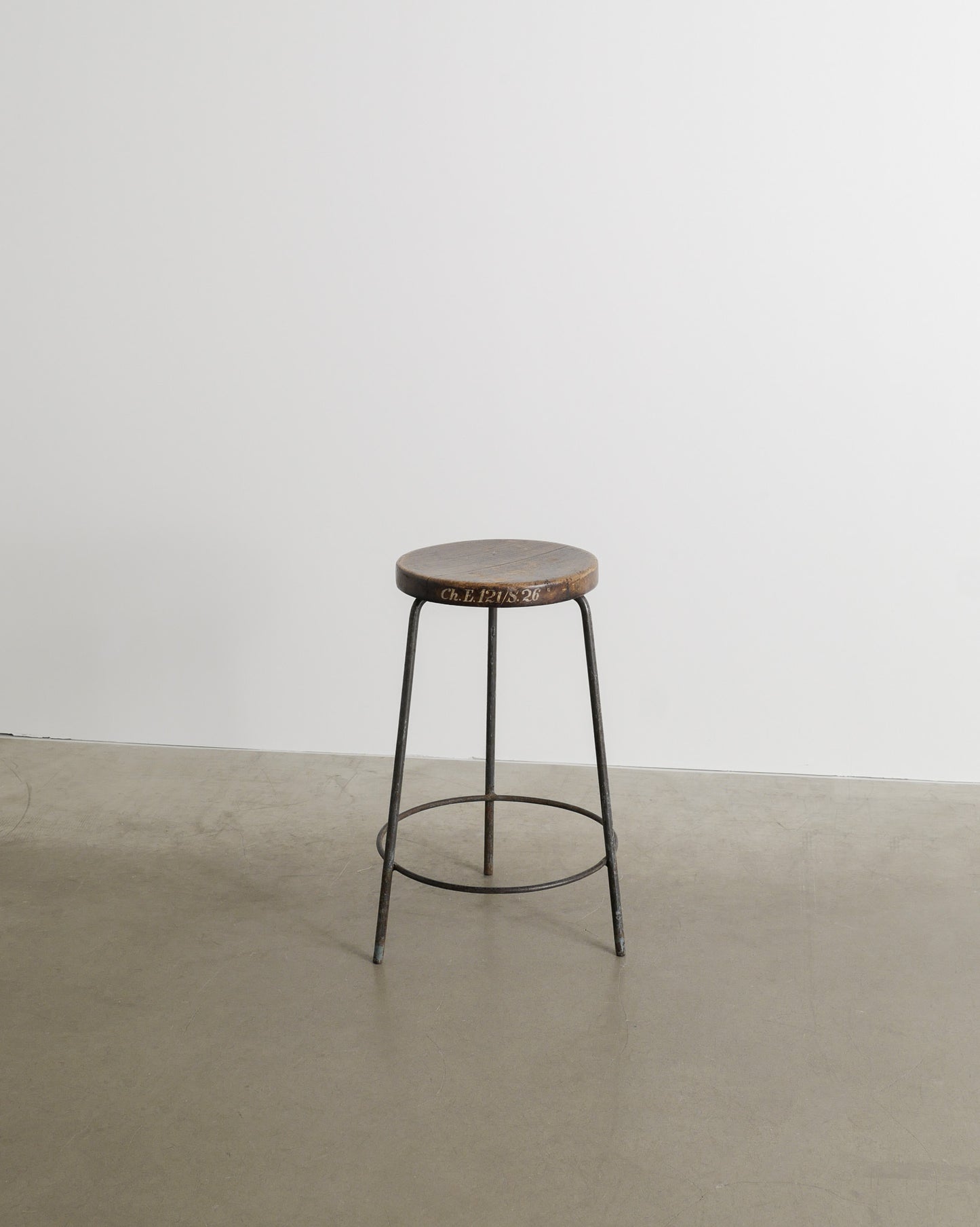 PIERRE JEANNERET HIGH STOOL, 1950s