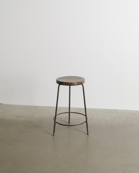 PIERRE JEANNERET HIGH STOOL, 1950s