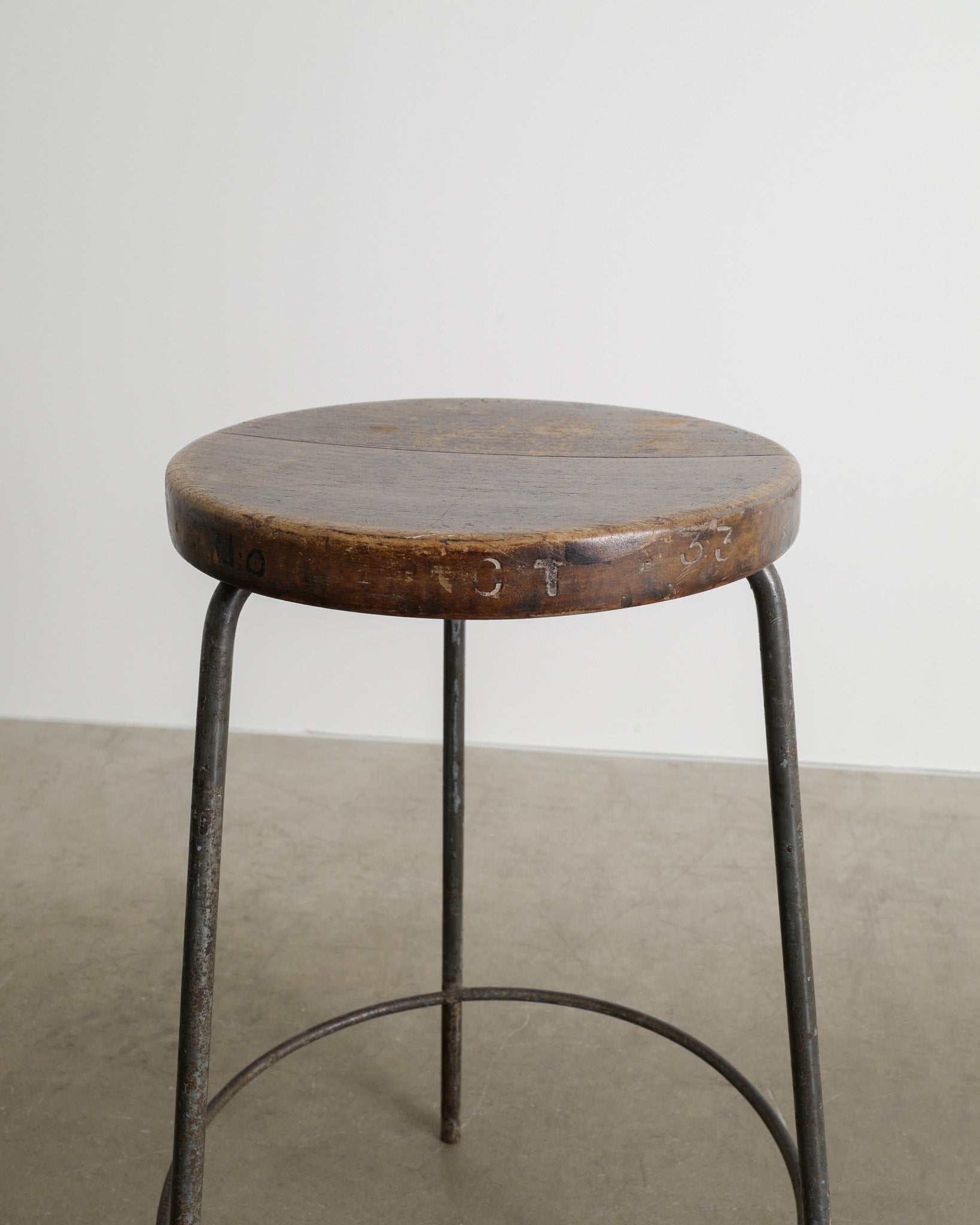 PIERRE JEANNERET HIGH STOOL, 1950s