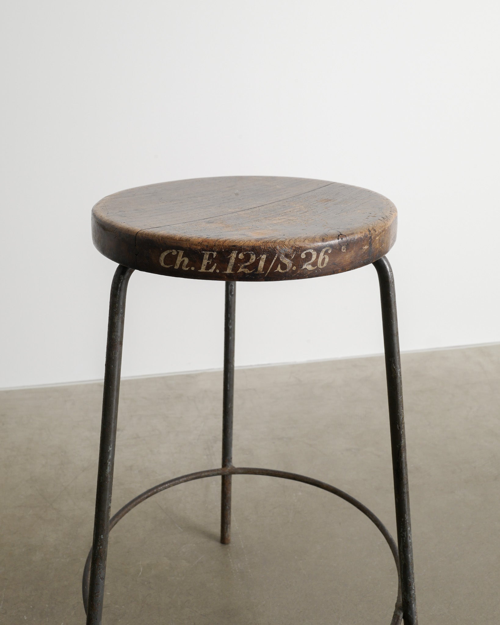 PIERRE JEANNERET HIGH STOOL, 1950s