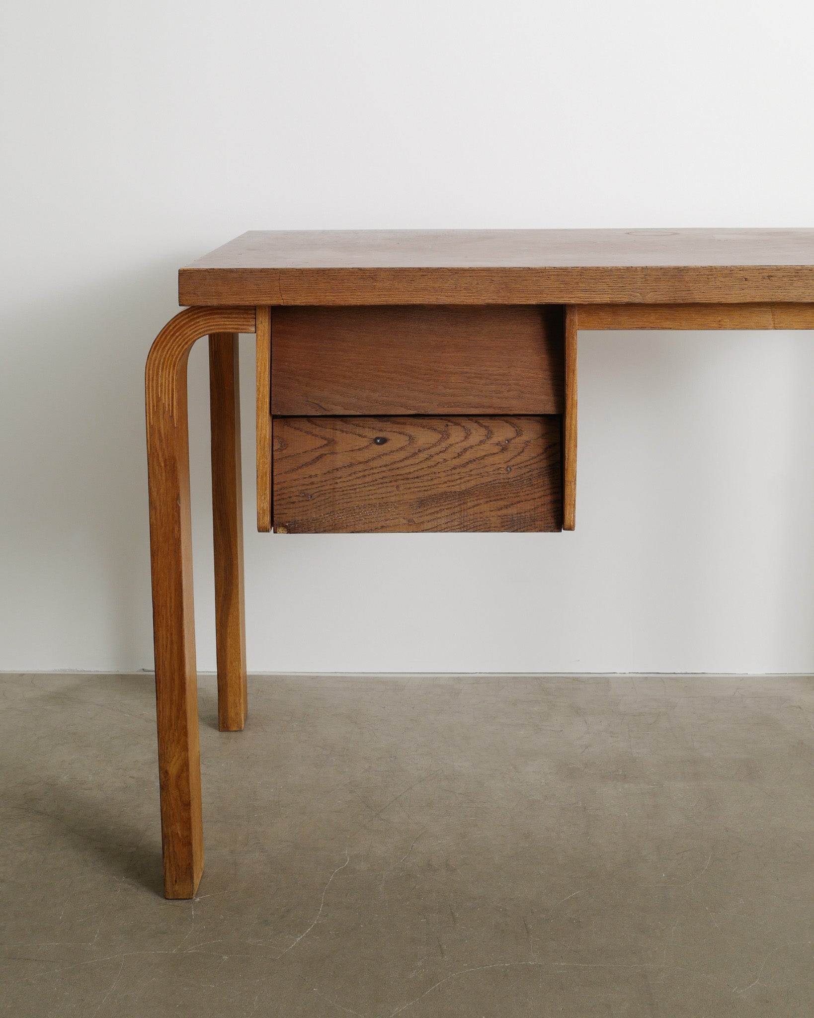 ALVAR AALTO WOODEN DESK & CHAIR, 1940s