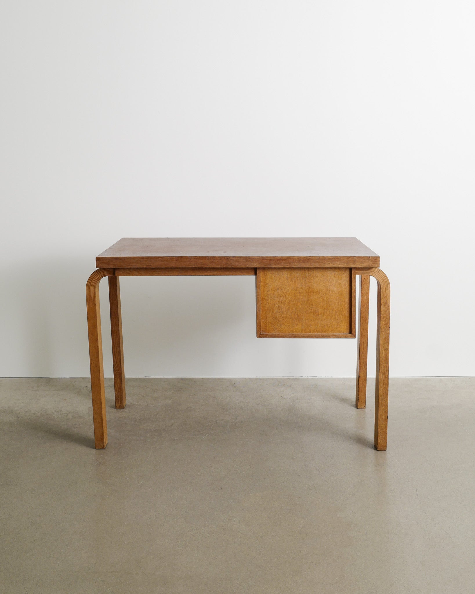 ALVAR AALTO WOODEN DESK & CHAIR, 1940s