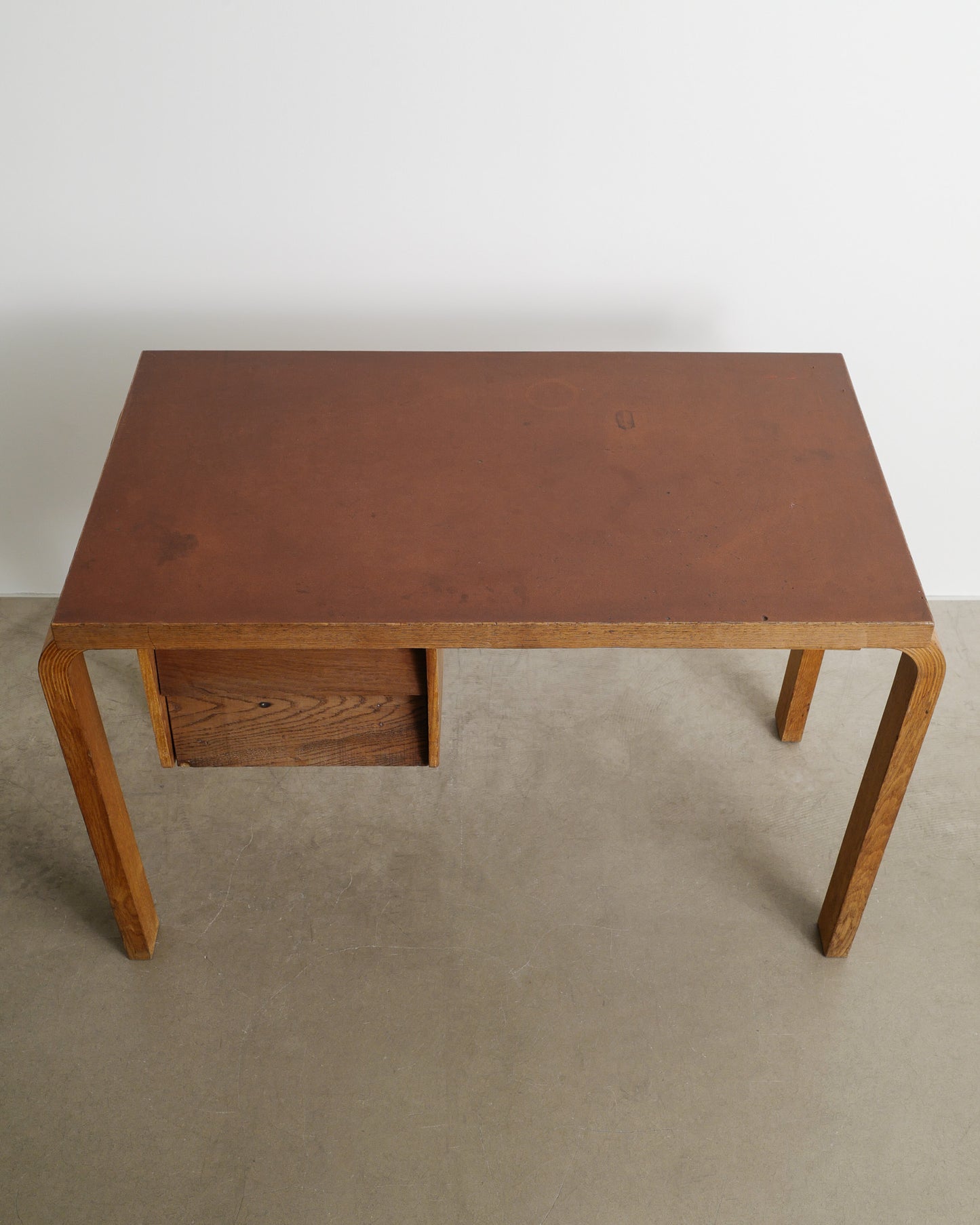 ALVAR AALTO WOODEN DESK & CHAIR, 1940s