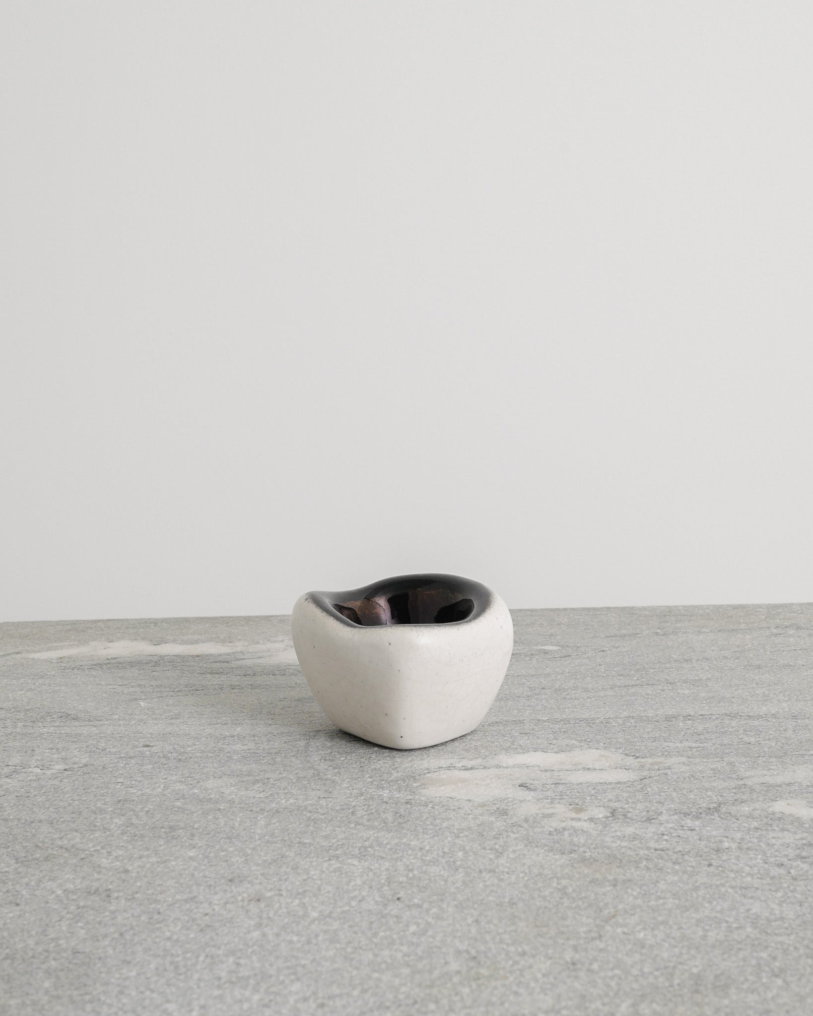 DENISE GATARD WHITE & GOLDEN BOWL, 1960s