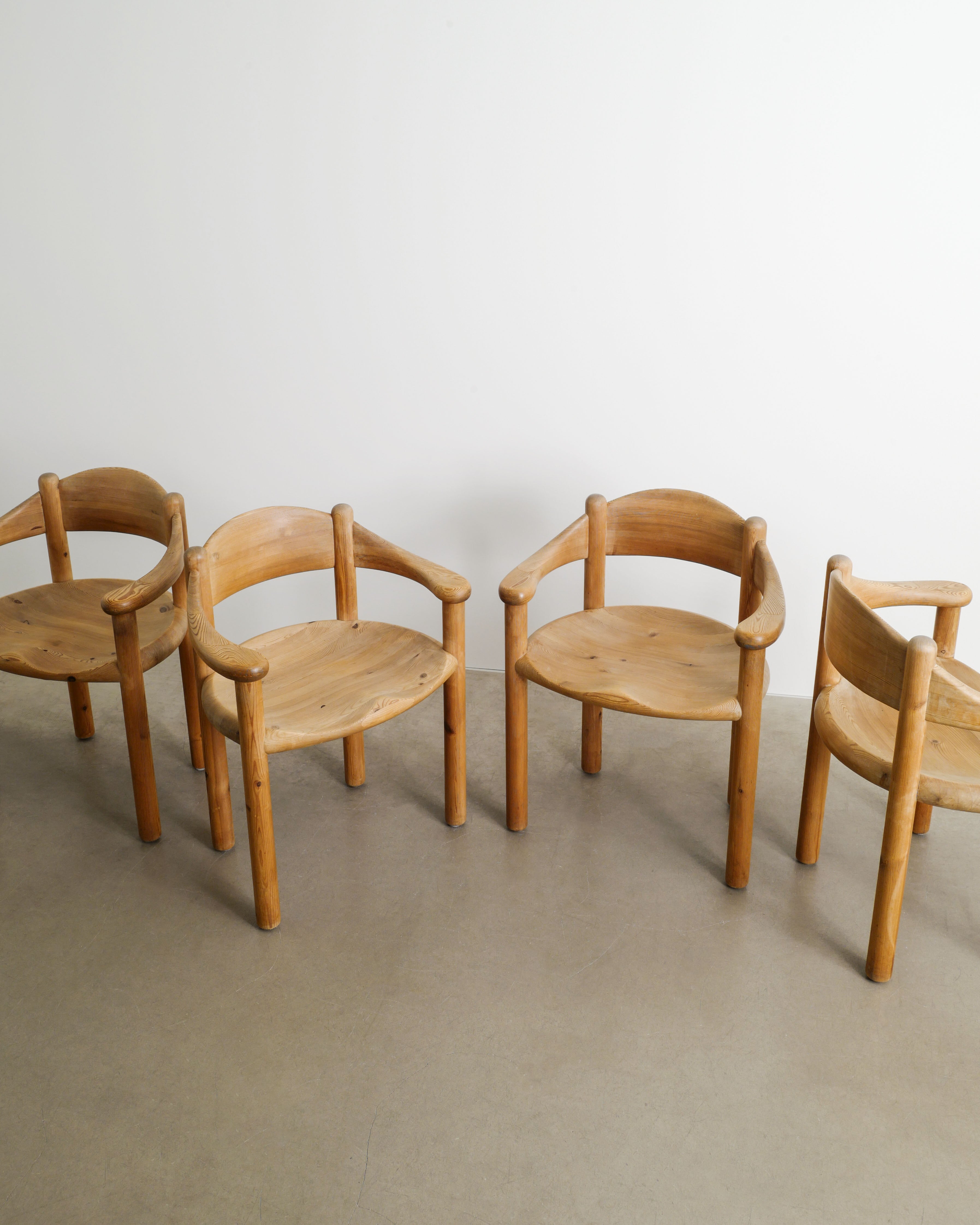 RAINER DAUMILLER DINING CHAIRS, 1970s