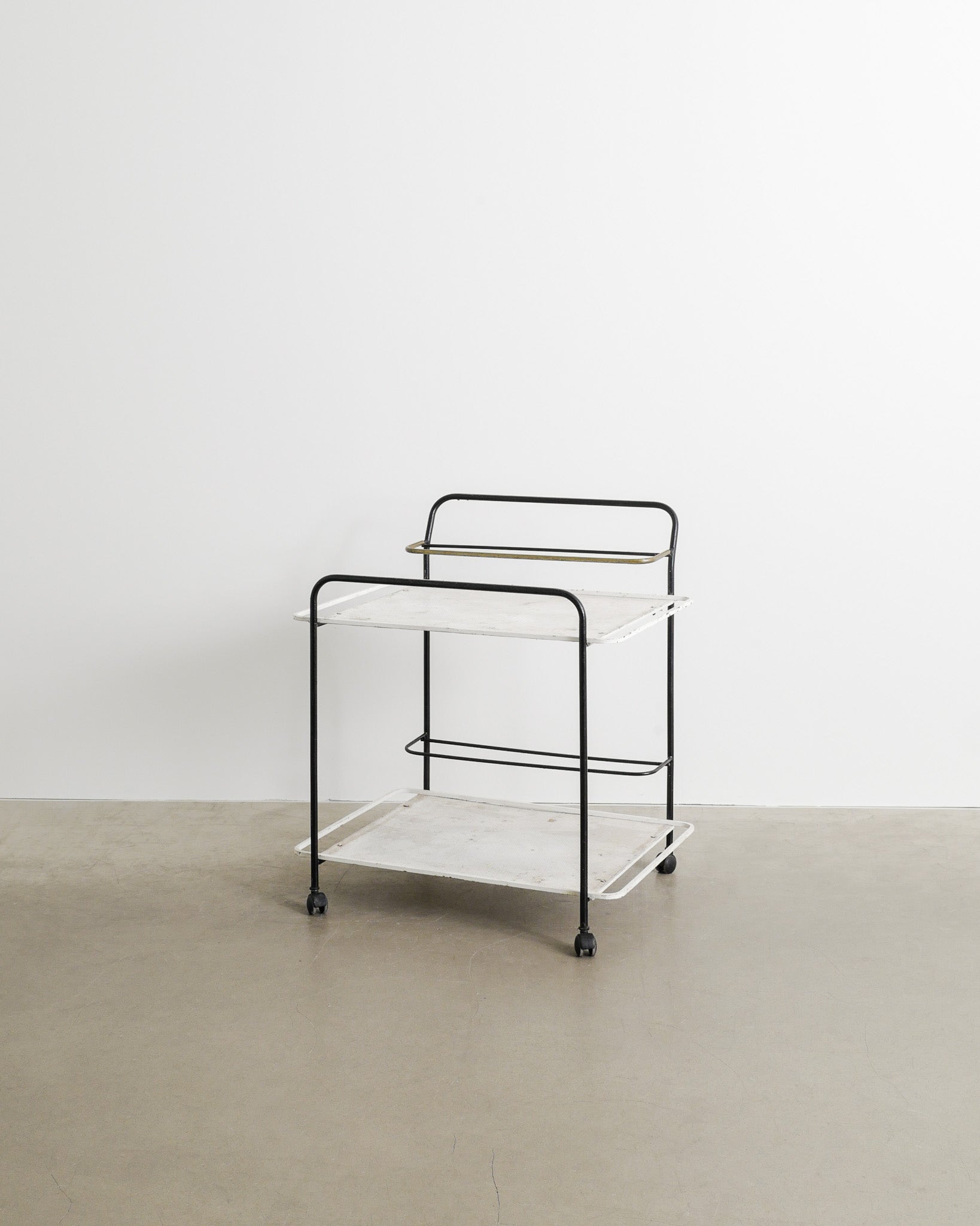 MATHIEU MATÉGOT SERVING TROLLEY, 1950s