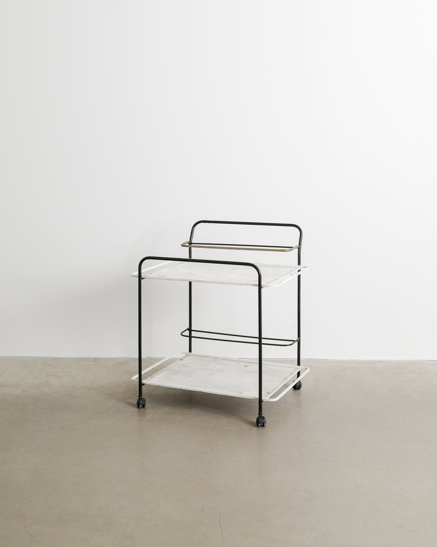 MATHIEU MATÉGOT SERVING TROLLEY, 1950s