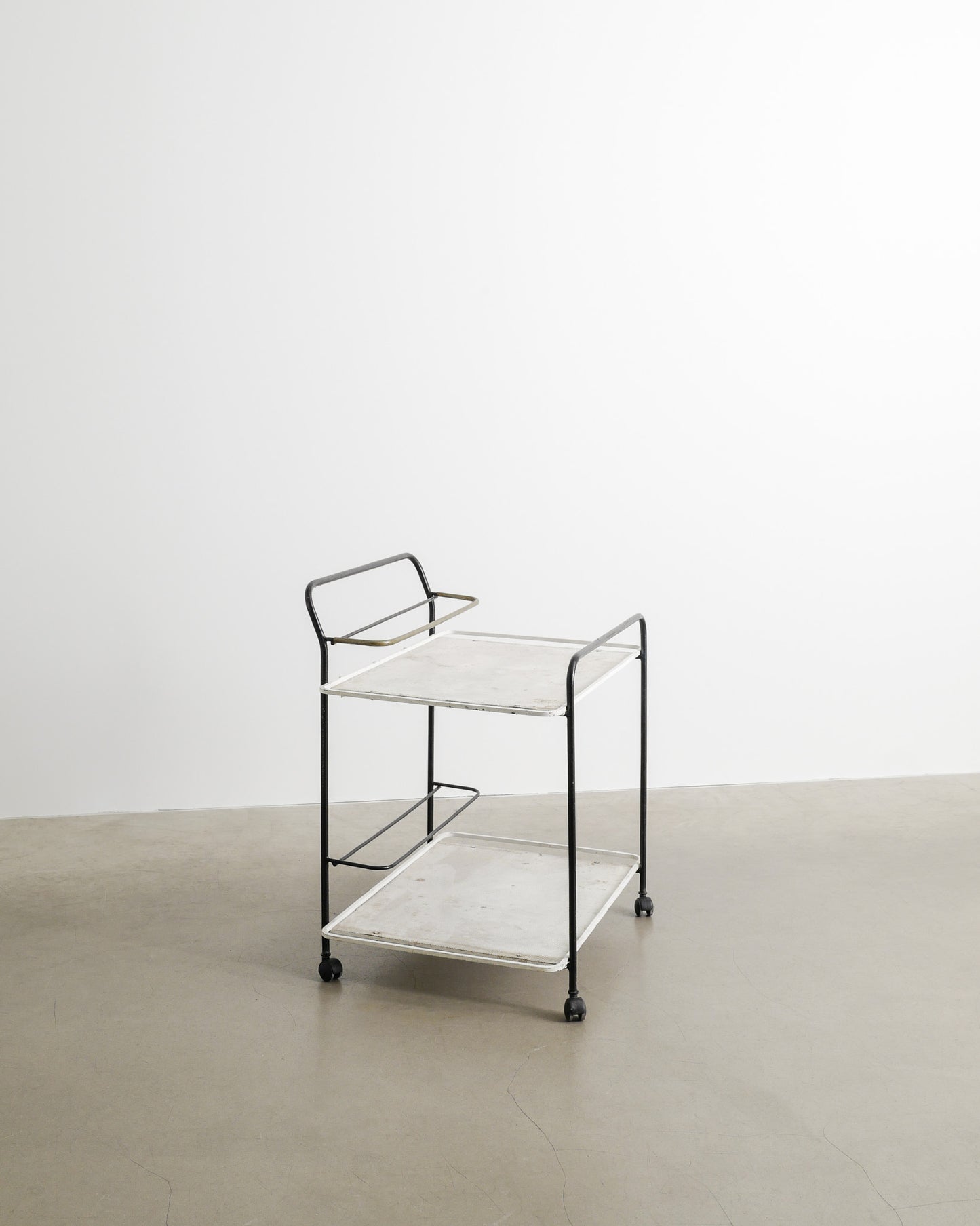 MATHIEU MATÉGOT SERVING TROLLEY, 1950s