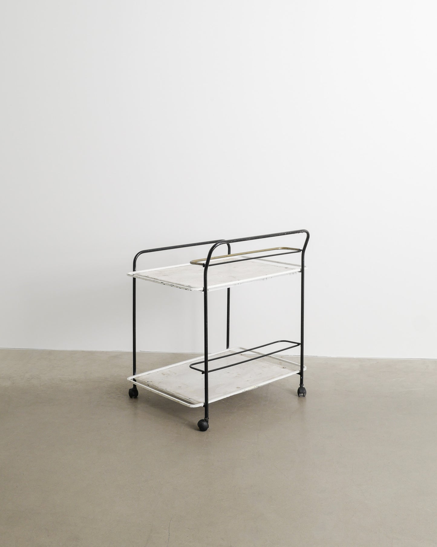 MATHIEU MATÉGOT SERVING TROLLEY, 1950s