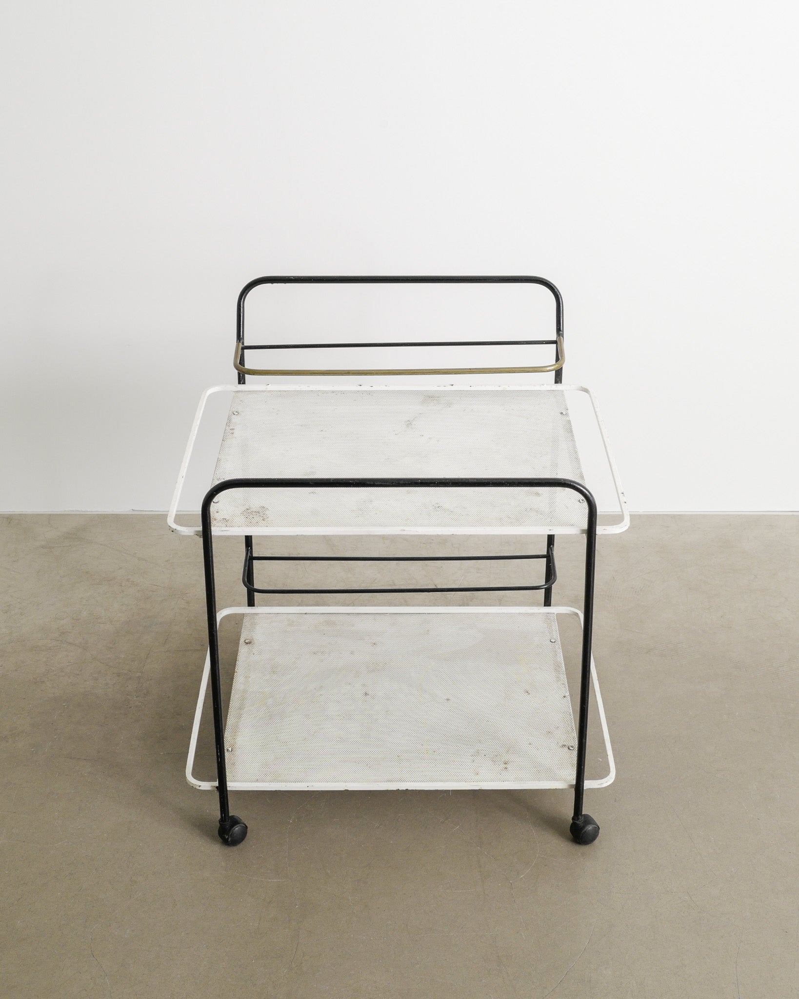MATHIEU MATÉGOT SERVING TROLLEY, 1950s
