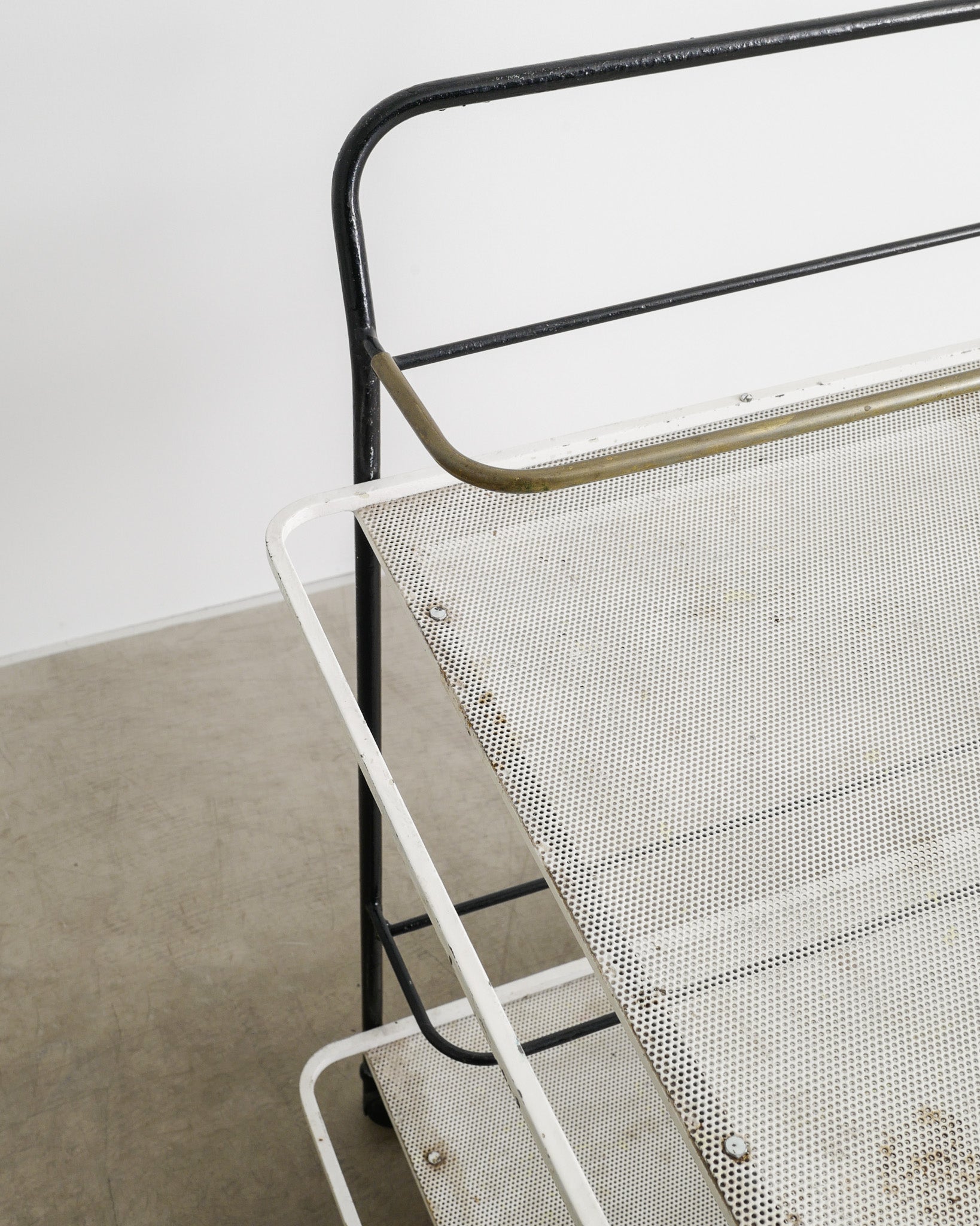 MATHIEU MATÉGOT SERVING TROLLEY, 1950s