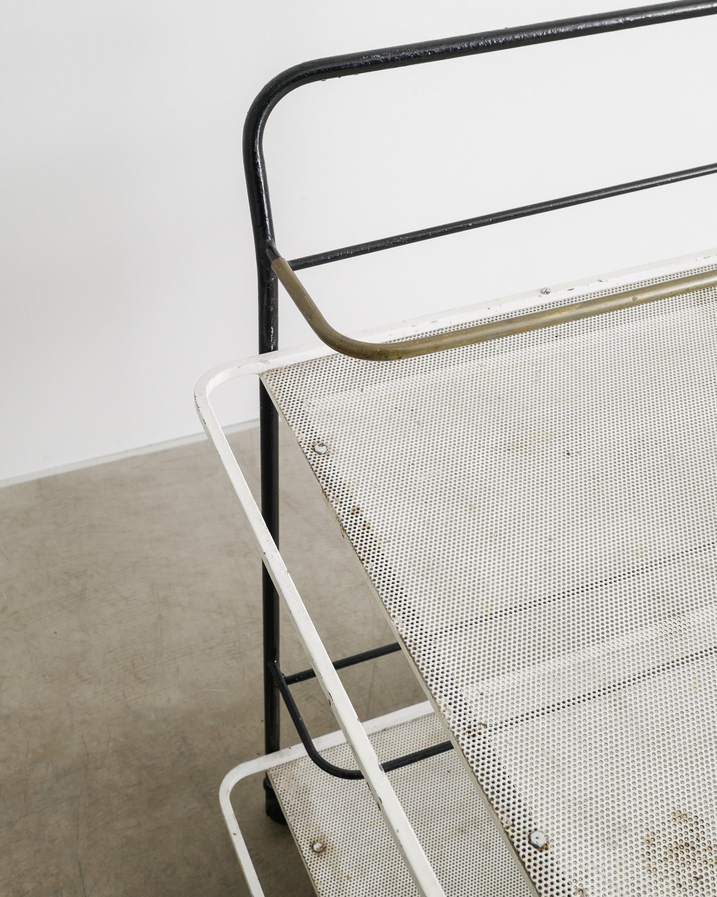 MATHIEU MATÉGOT SERVING TROLLEY, 1950s