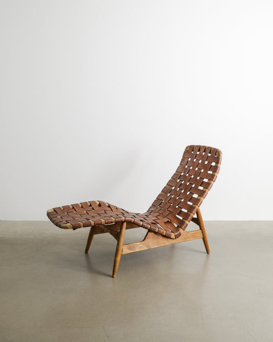 ARNE VODDER CHAISE LOUNGE CHAIR, 1950s