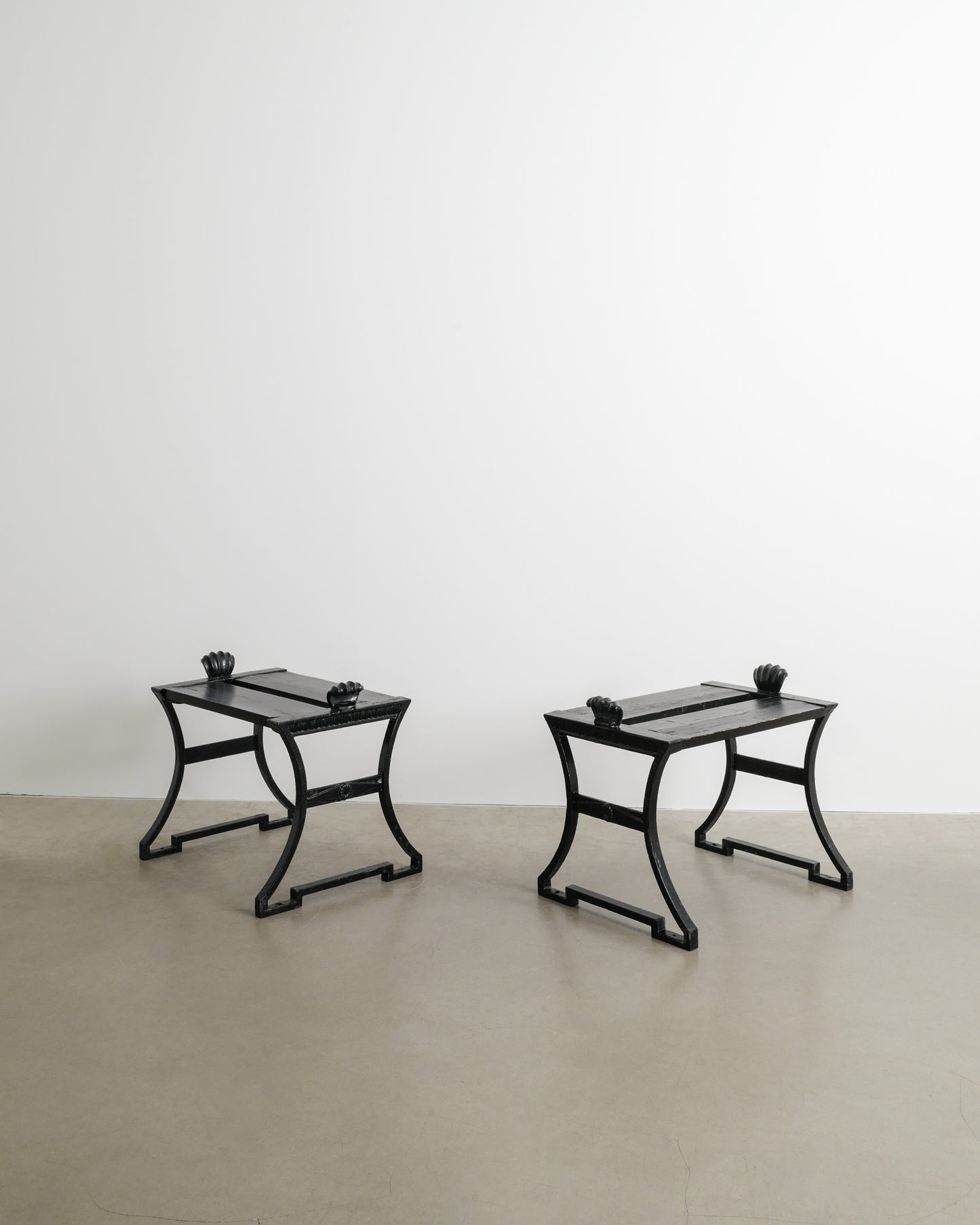 FOLKE BENSOW "No 2 / SNECKAN" BENCHES, 1920s
