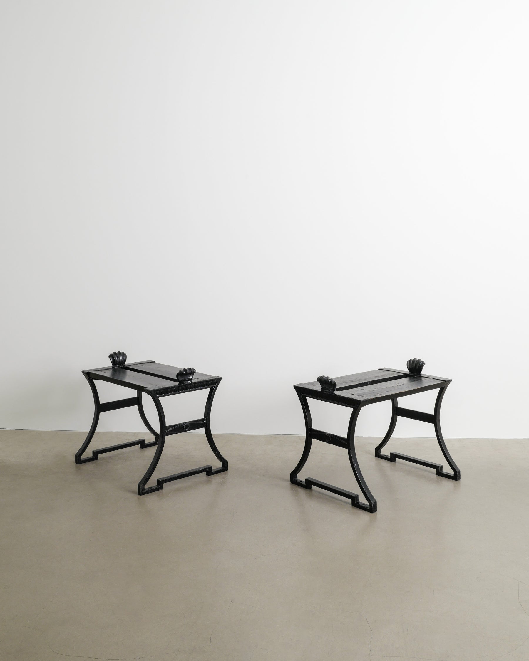 FOLKE BENSOW "No 2 / SNECKAN" BENCHES, 1920s