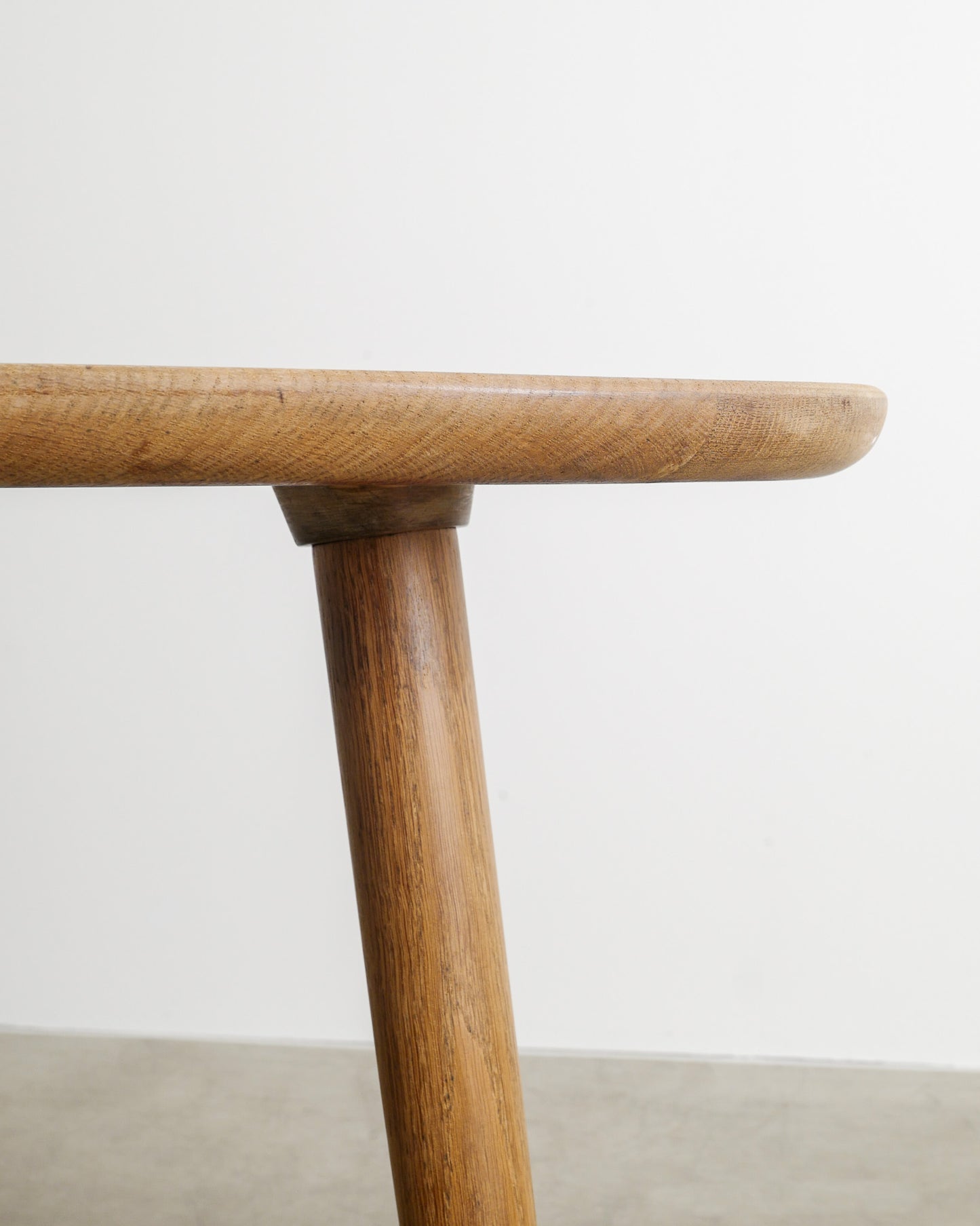 DANISH FREE FORM OAK TABLE, 1960s