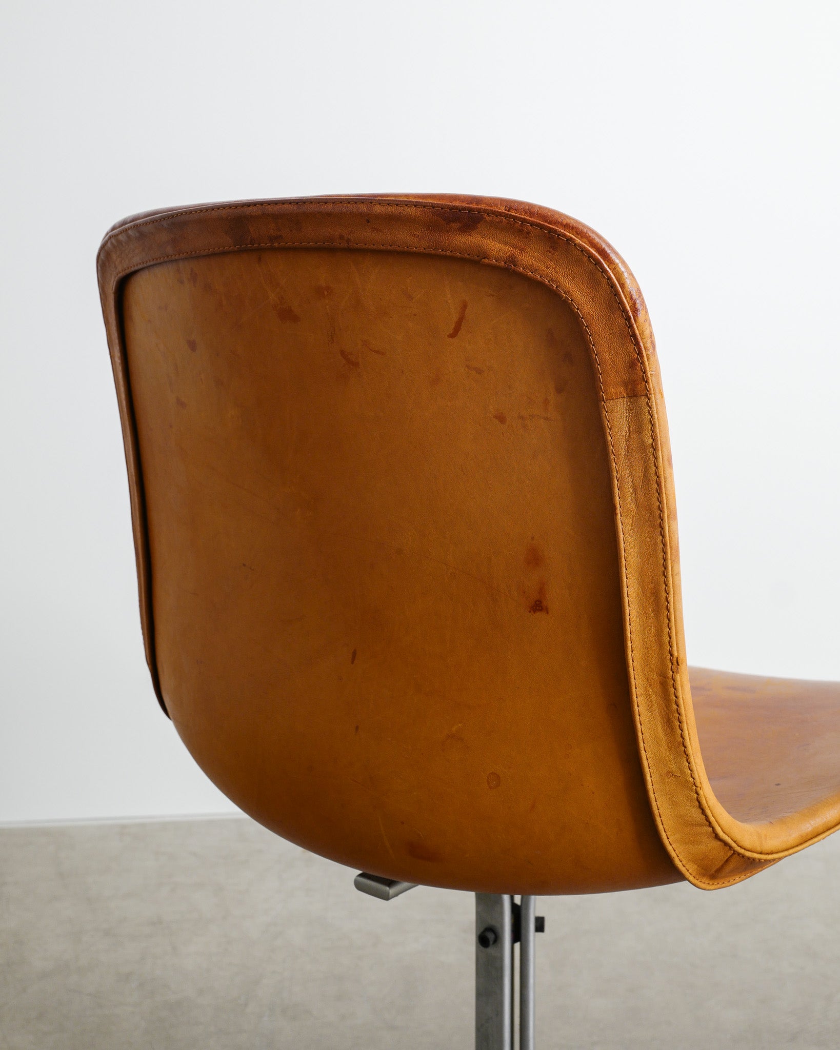 SET OF SIX POUL KJAERHOLM PK-9 CHAIRS, 1960s