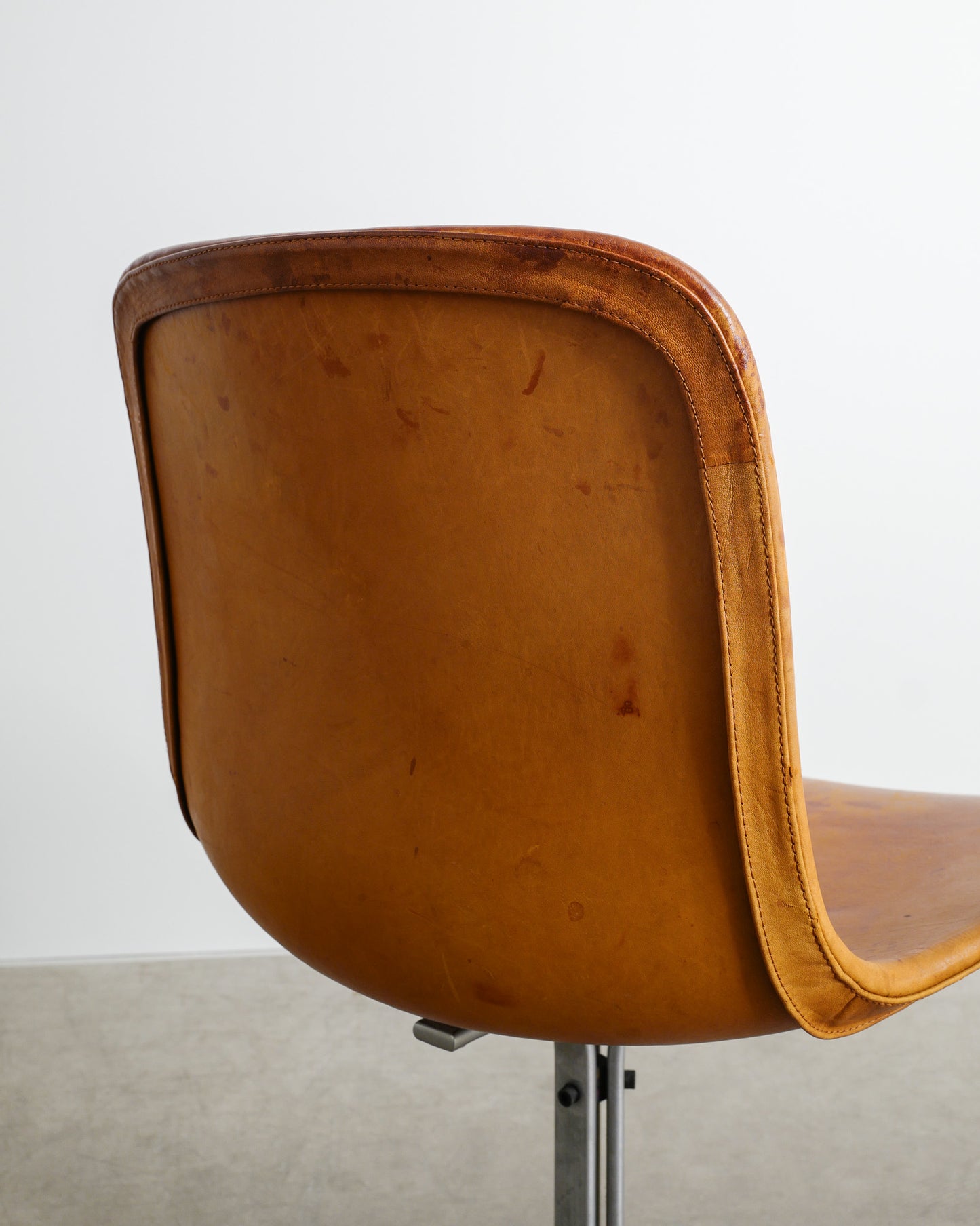 SET OF SIX POUL KJAERHOLM PK-9 CHAIRS, 1960s