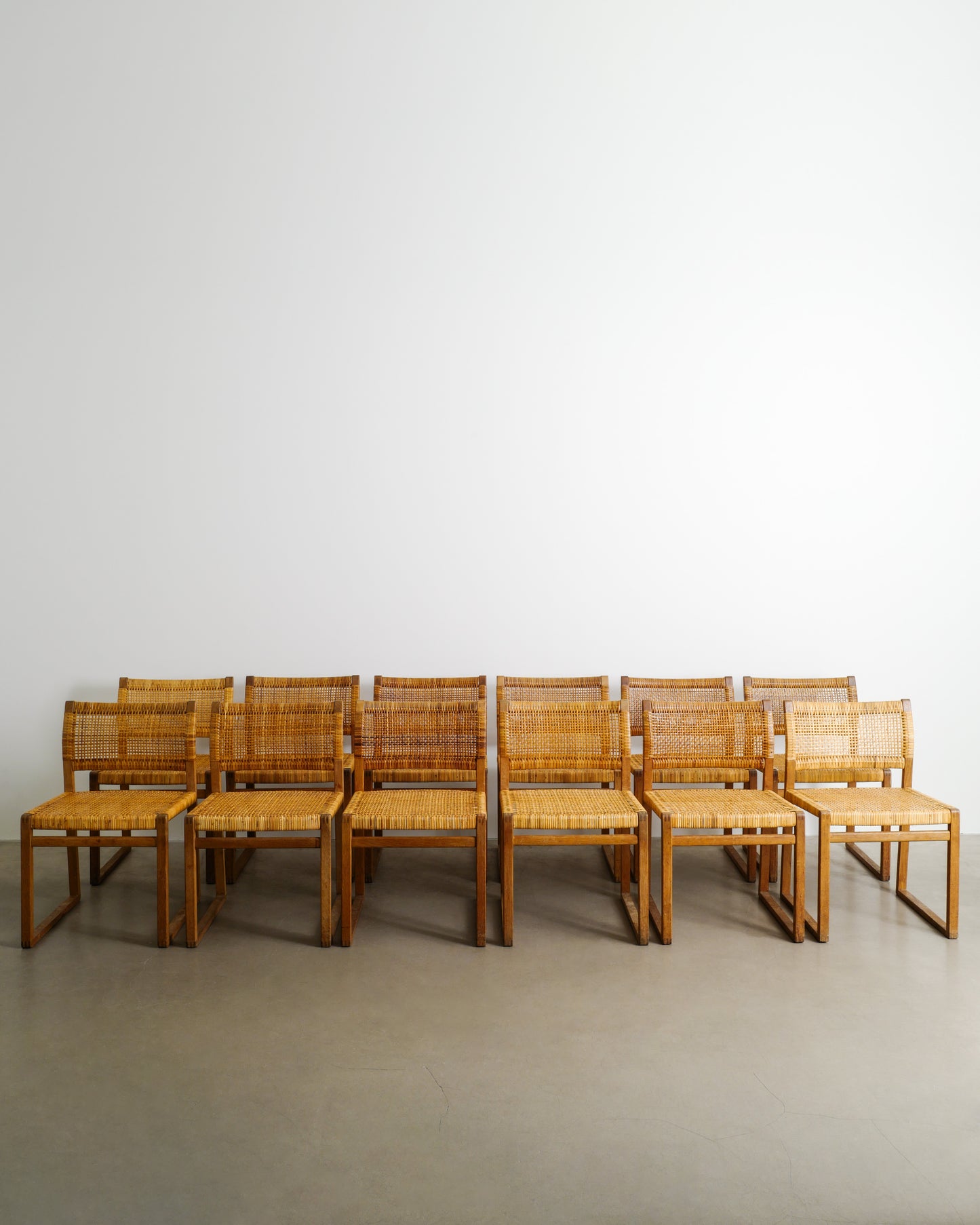 BØRGE MOGENSEN DINING CHAIRS, 1960s