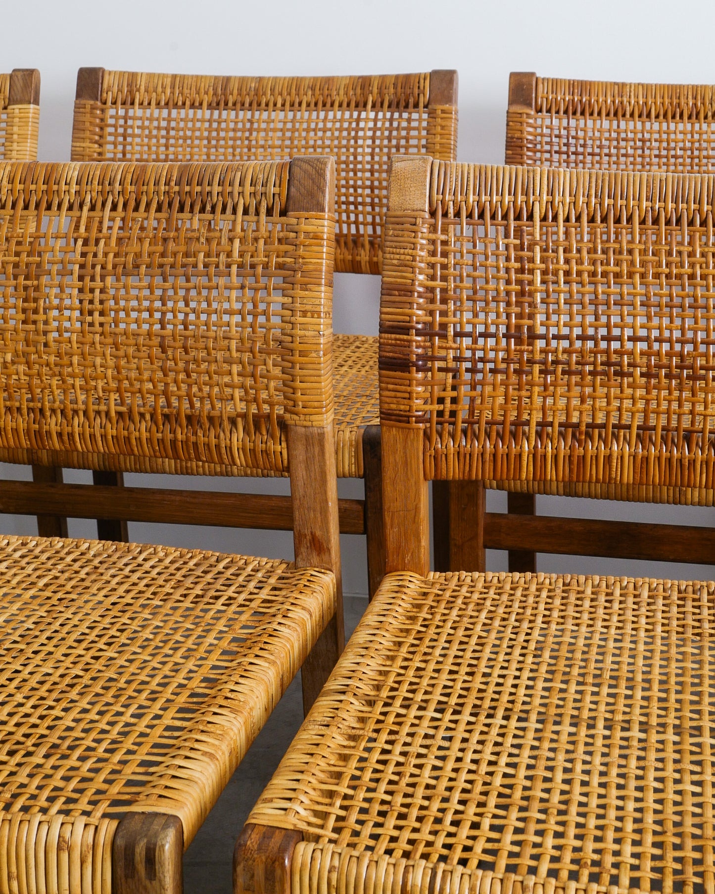 BØRGE MOGENSEN DINING CHAIRS, 1960s