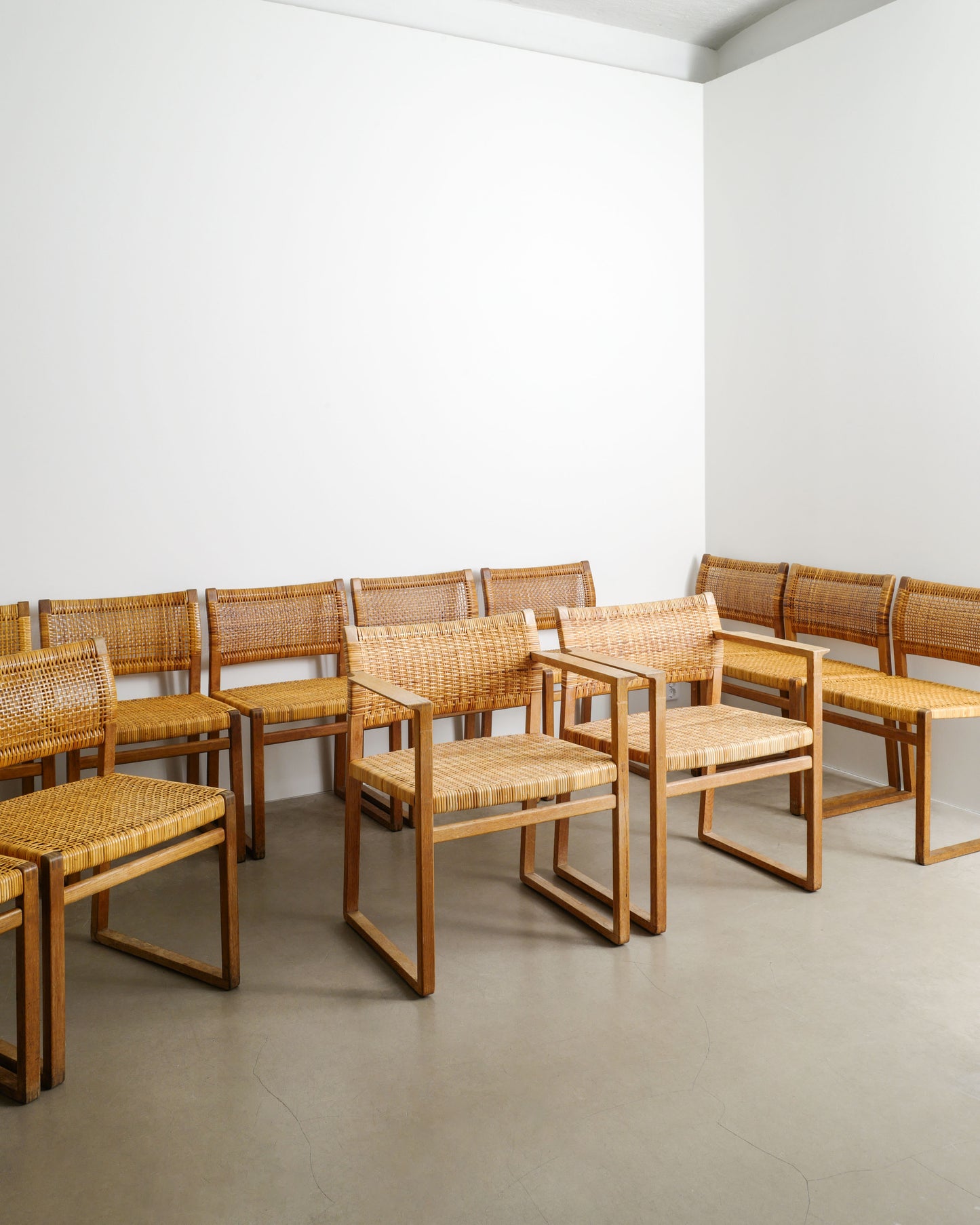BØRGE MOGENSEN DINING CHAIRS, 1960s