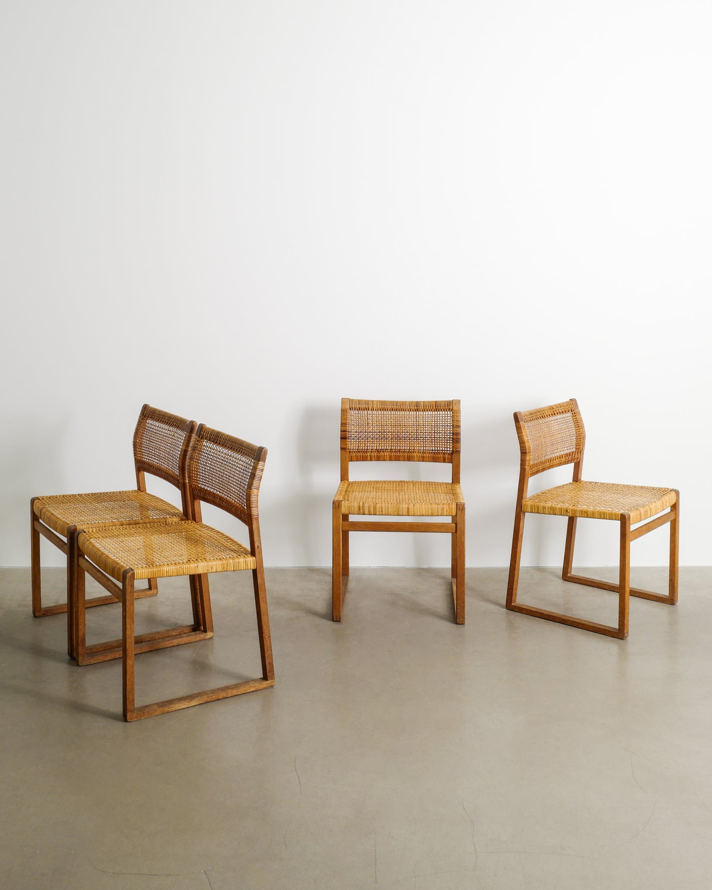 BØRGE MOGENSEN DINING CHAIRS, 1960s