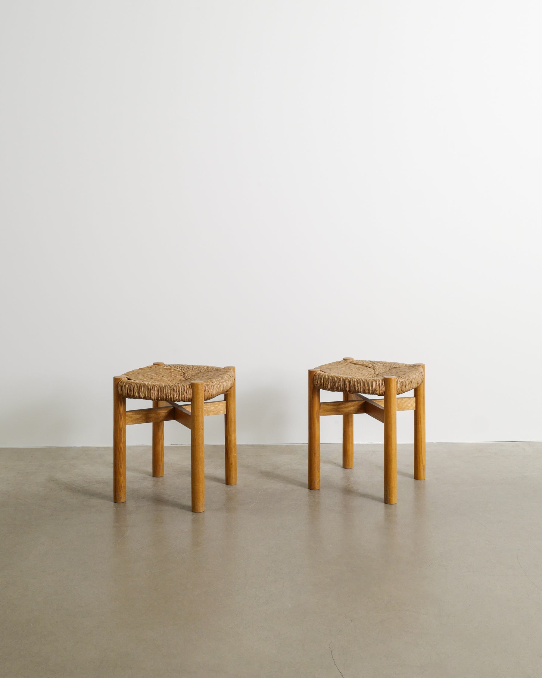 CHARLOTTE PERRIAND MERIBEL STOOLS, 1960s
