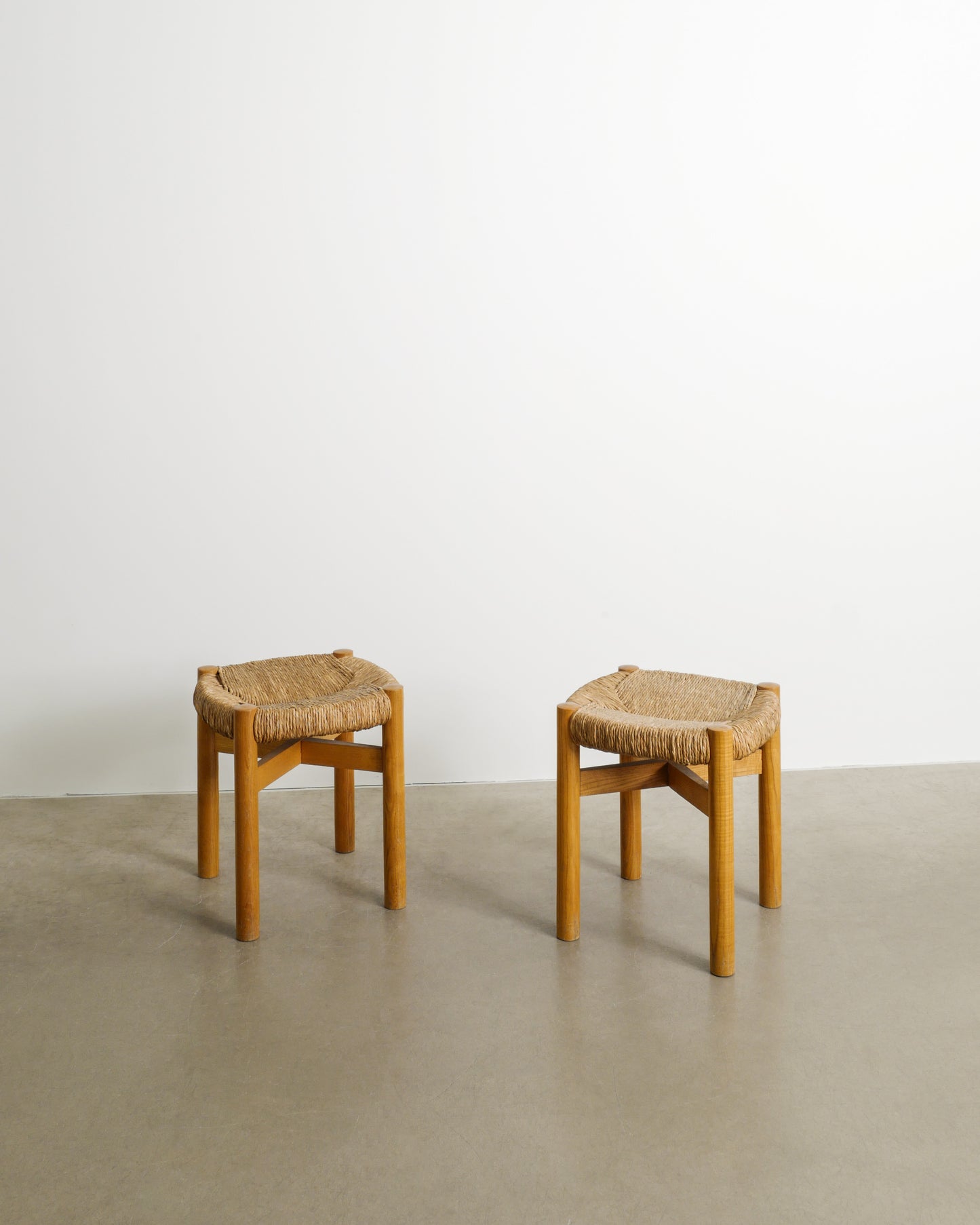 CHARLOTTE PERRIAND MERIBEL STOOLS, 1960s