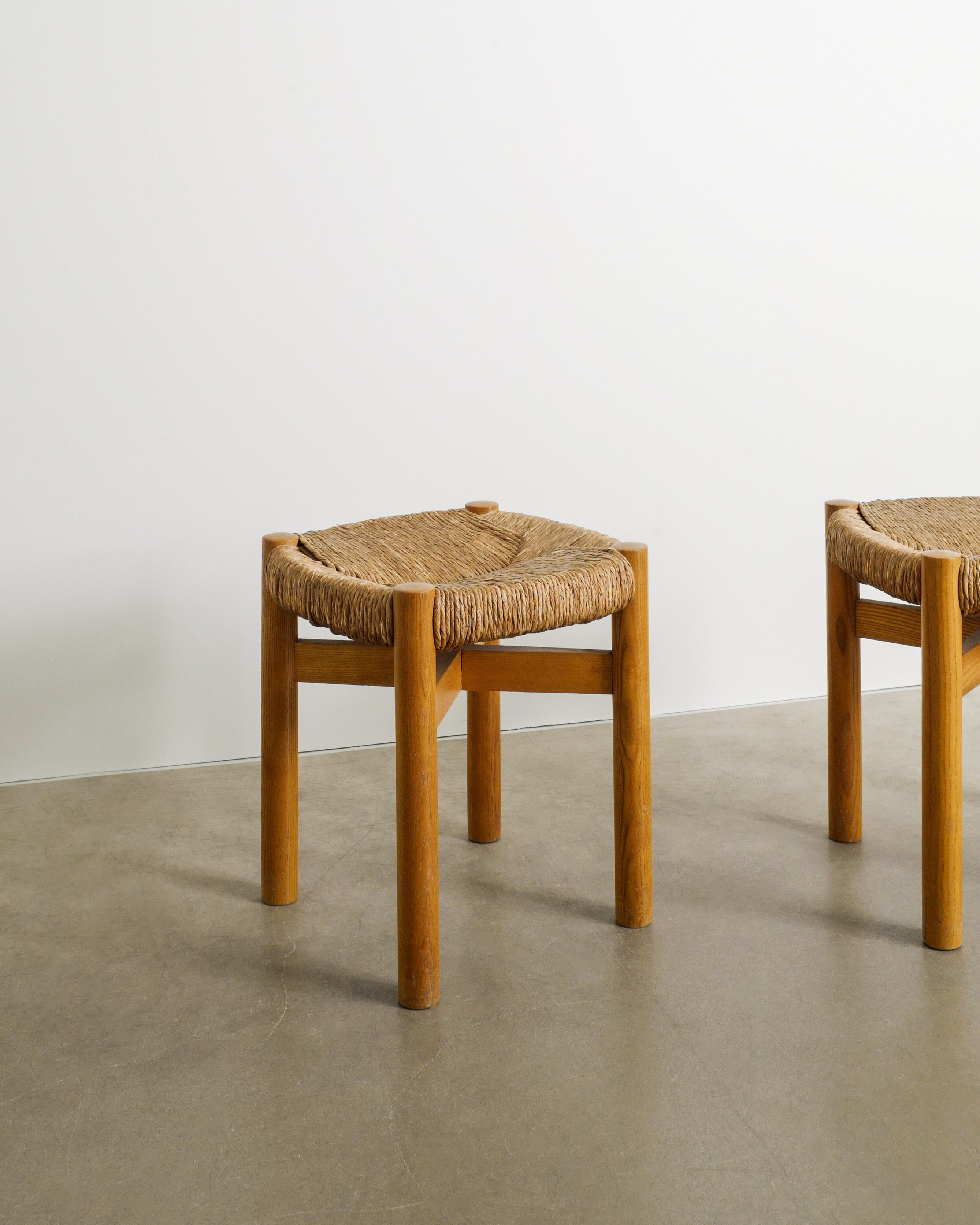 CHARLOTTE PERRIAND MERIBEL STOOLS, 1960s