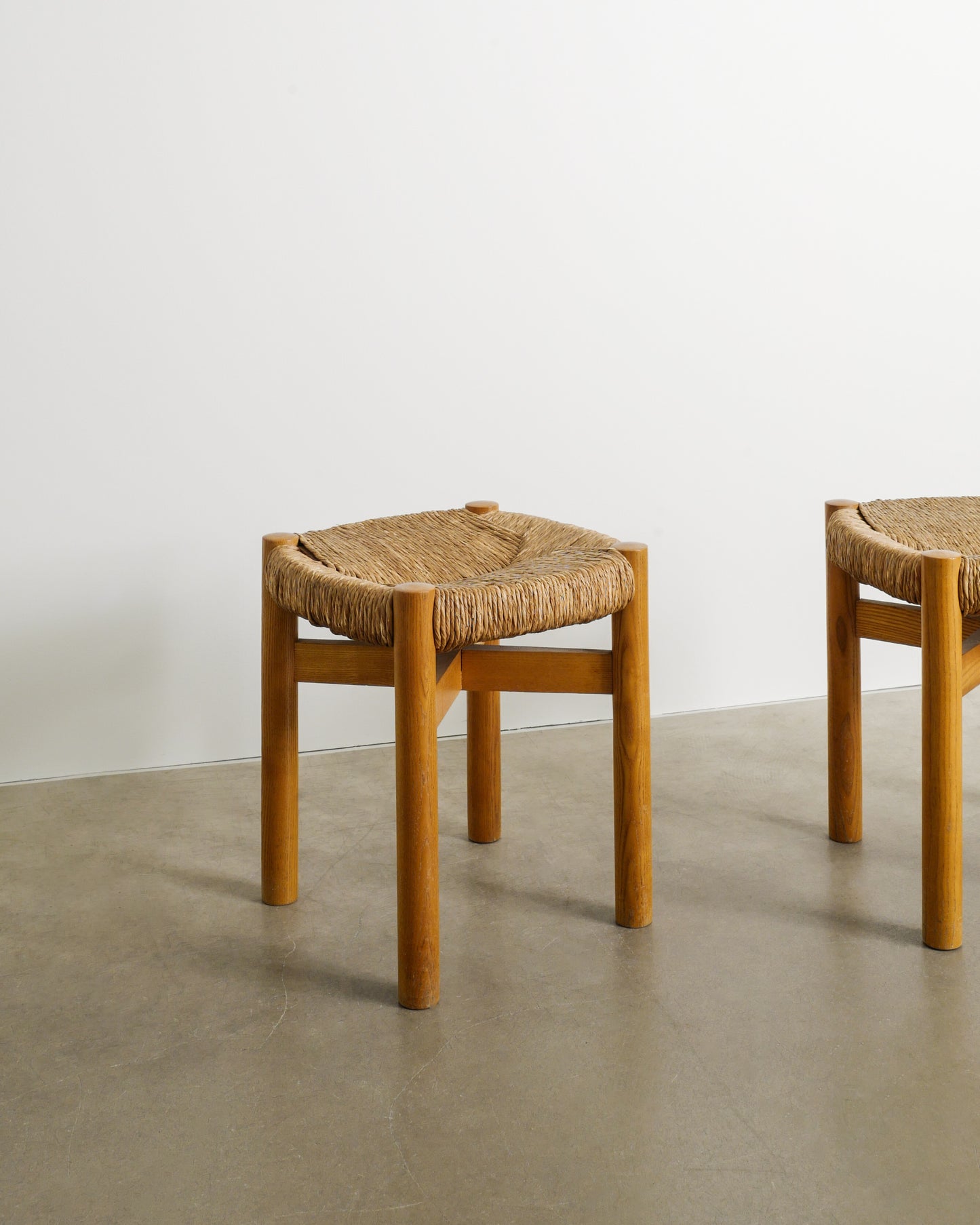 CHARLOTTE PERRIAND MERIBEL STOOLS, 1960s